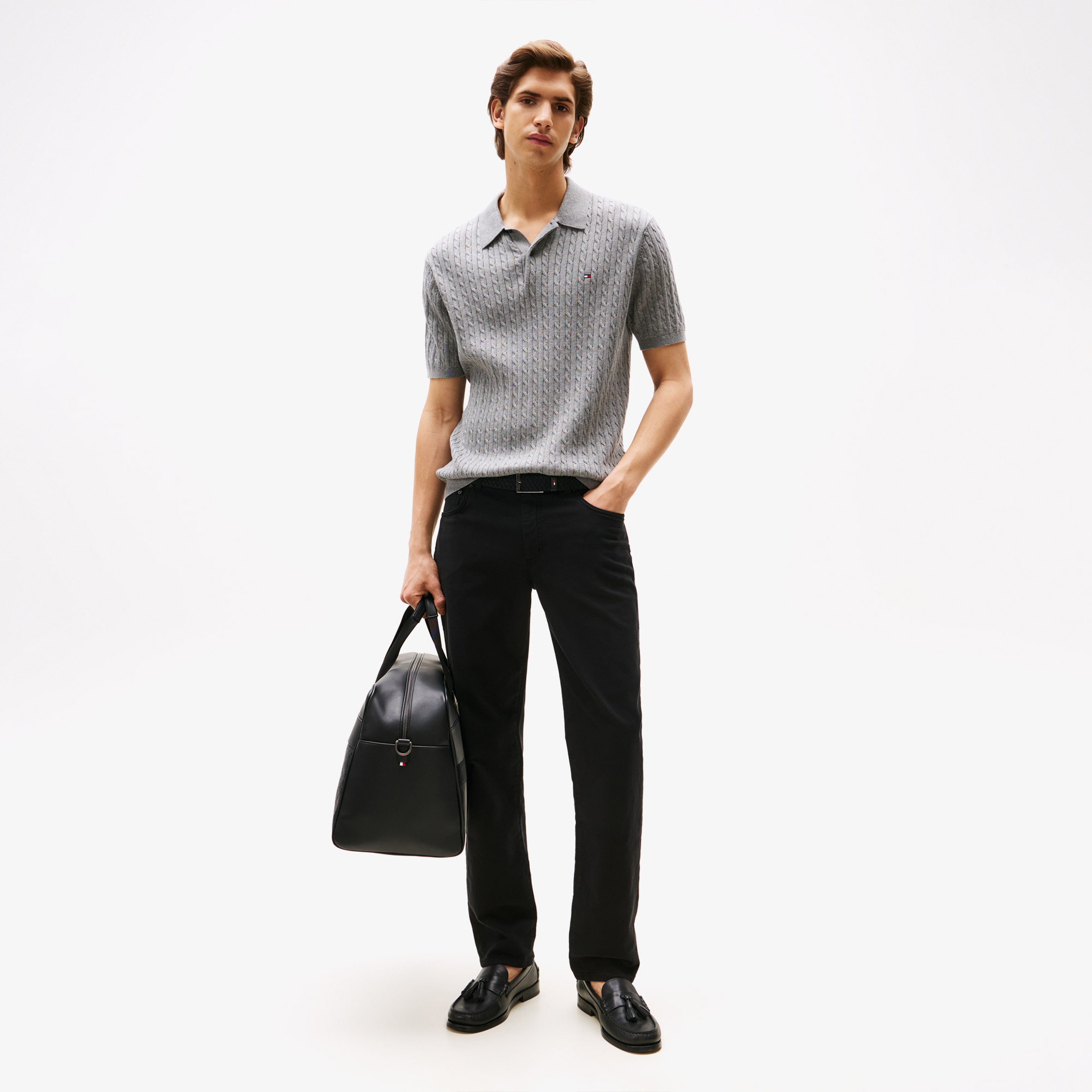 Tommy Hilfiger Denton Comfort Erkek Siyah 5 Cepli Pantolon