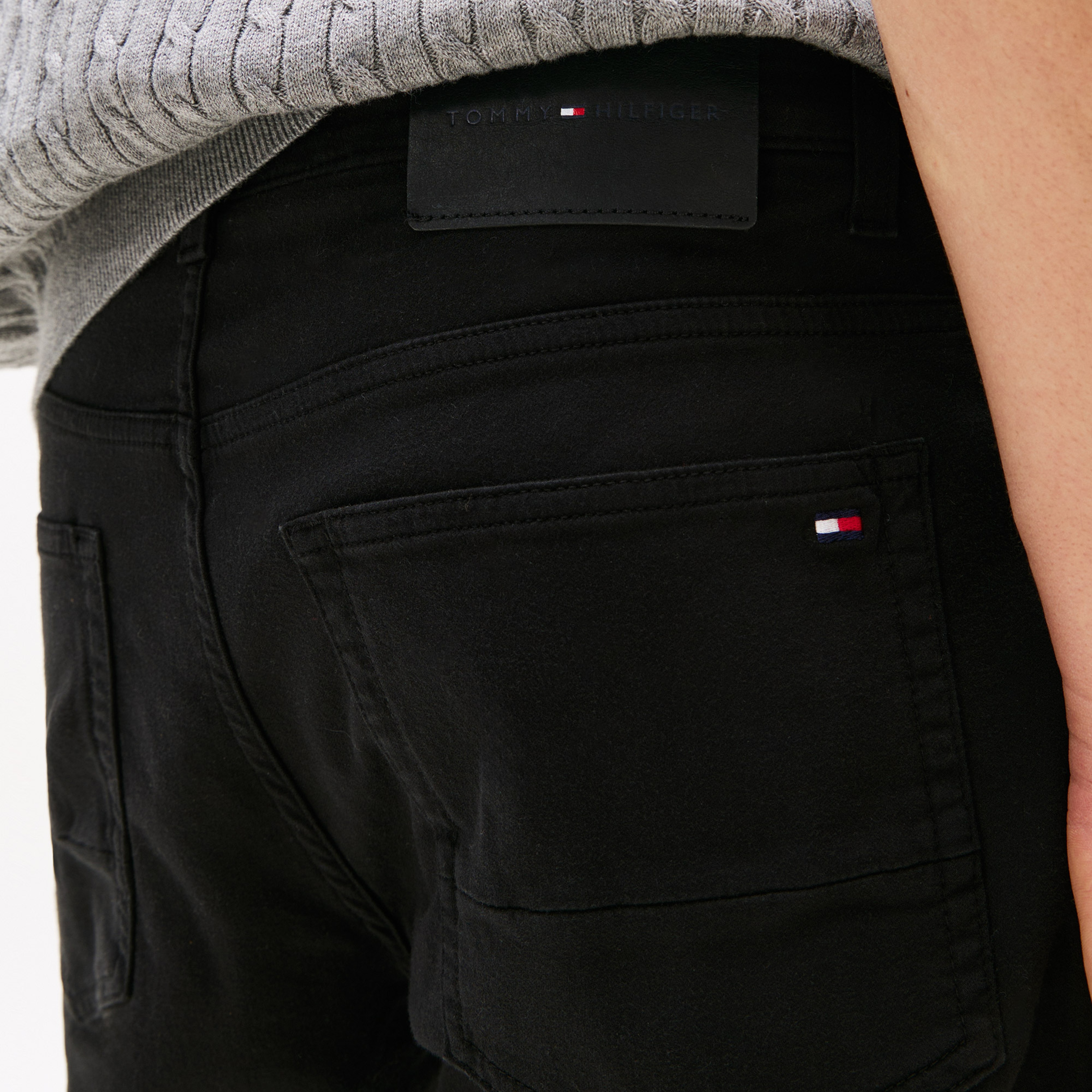 Tommy Hilfiger Denton Comfort Erkek Siyah 5 Cepli Pantolon