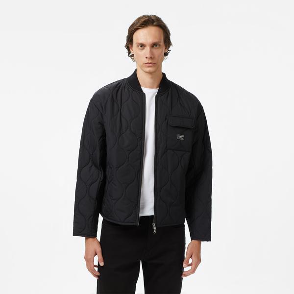 Guess Jeans Bomber Erkek Siyah Ceket