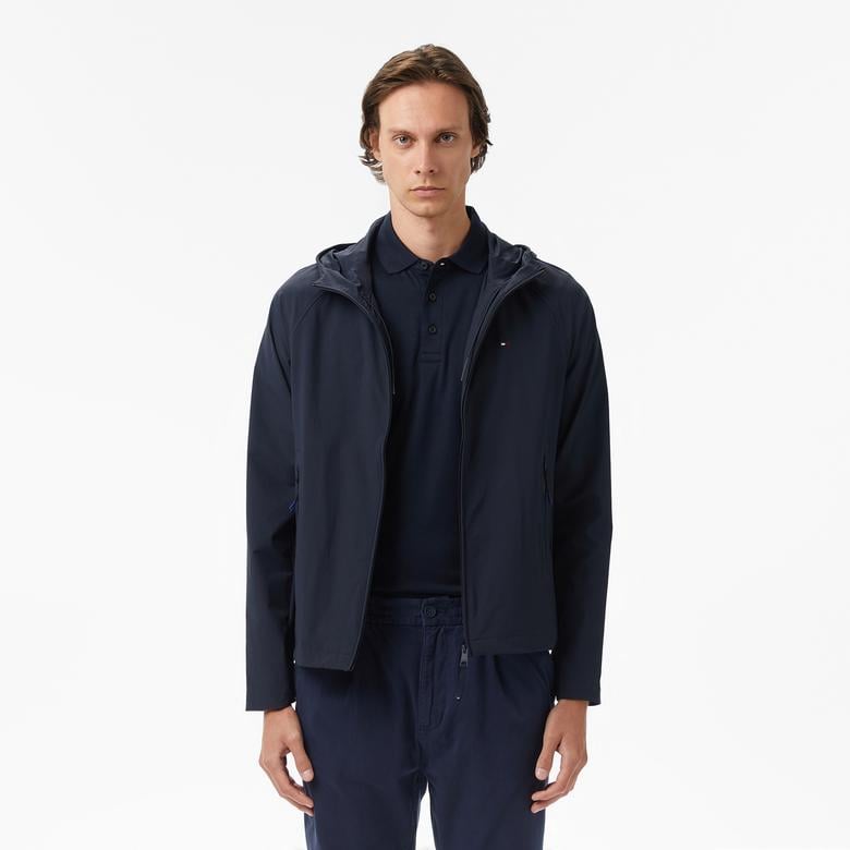 Tommy Hilfiger Essentials Tech Plus Erkek Mavi Ceket