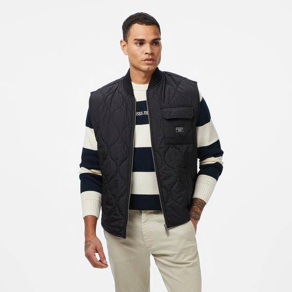 Guess Jeans Erkek Siyah Yelek