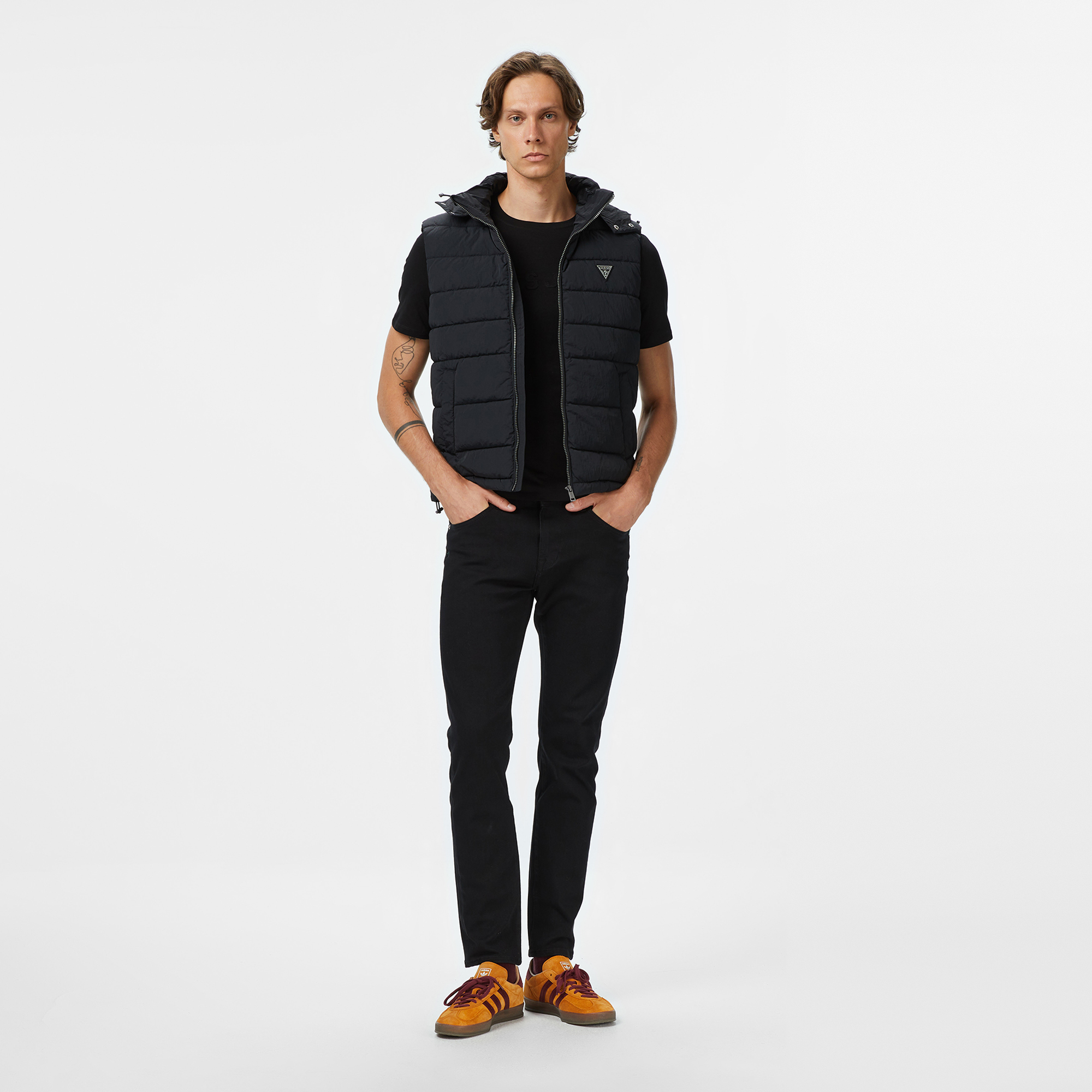 Guess Orion Erkek Siyah Yelek