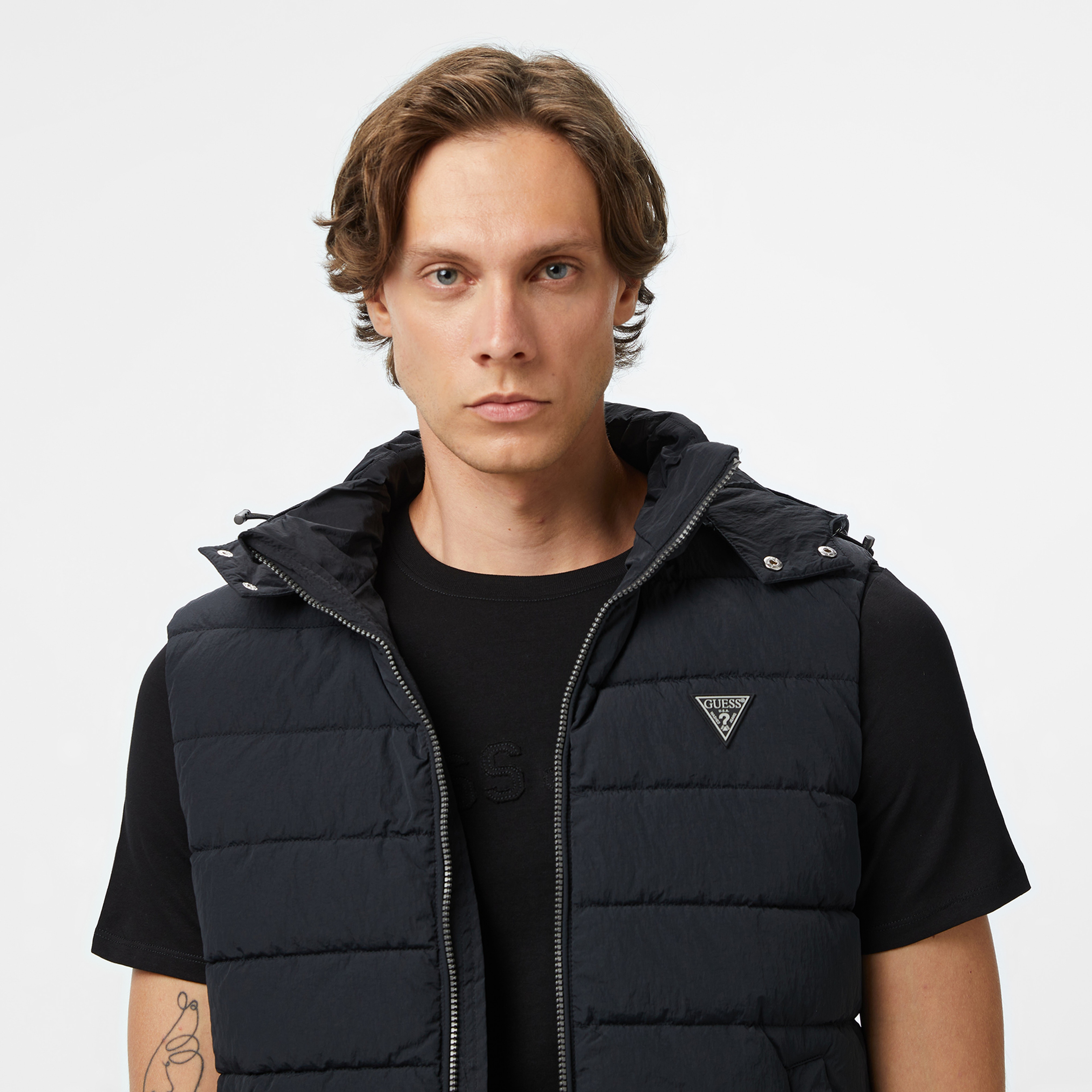 Guess Orion Erkek Siyah Yelek