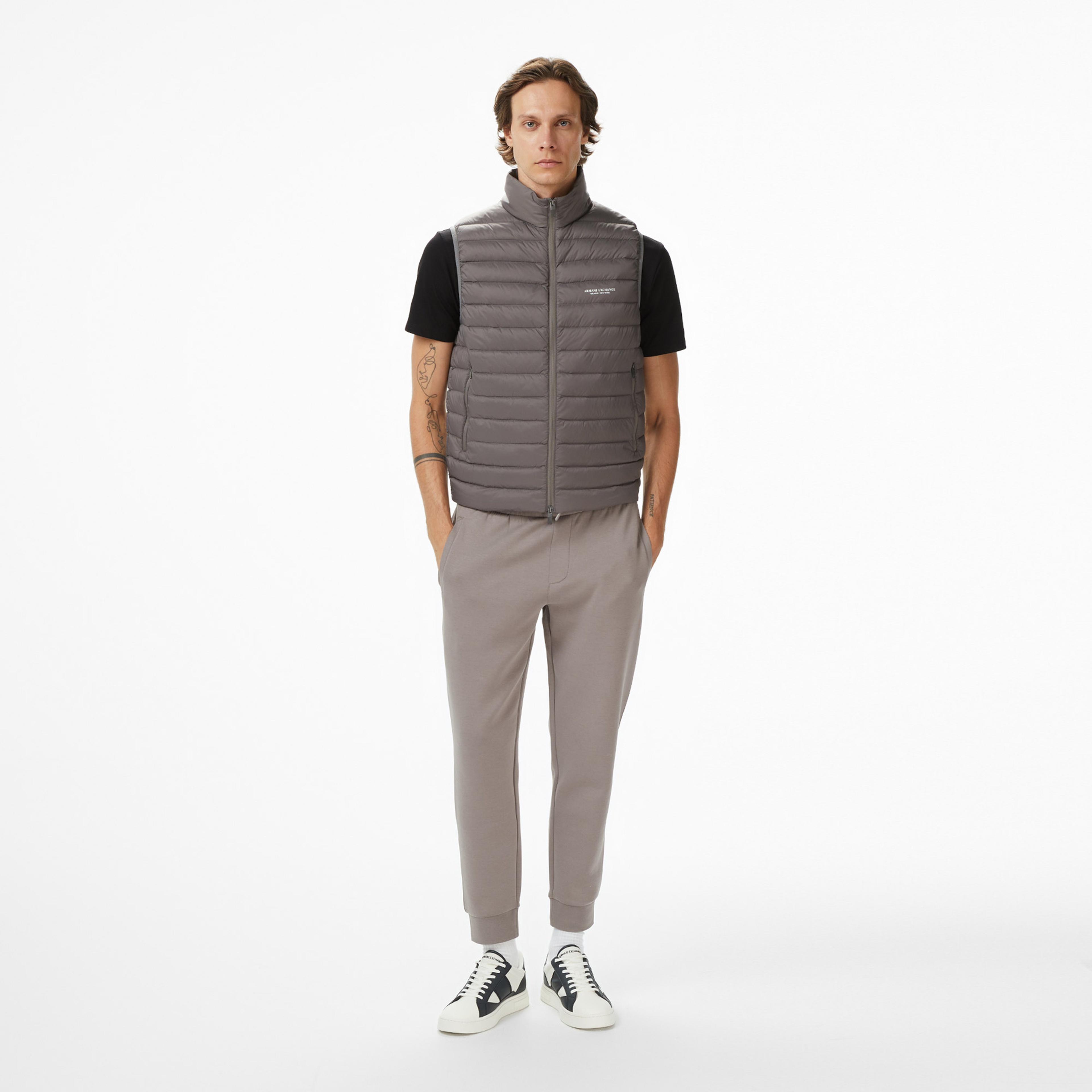 Armani Exchange Erkek Gri Yelek