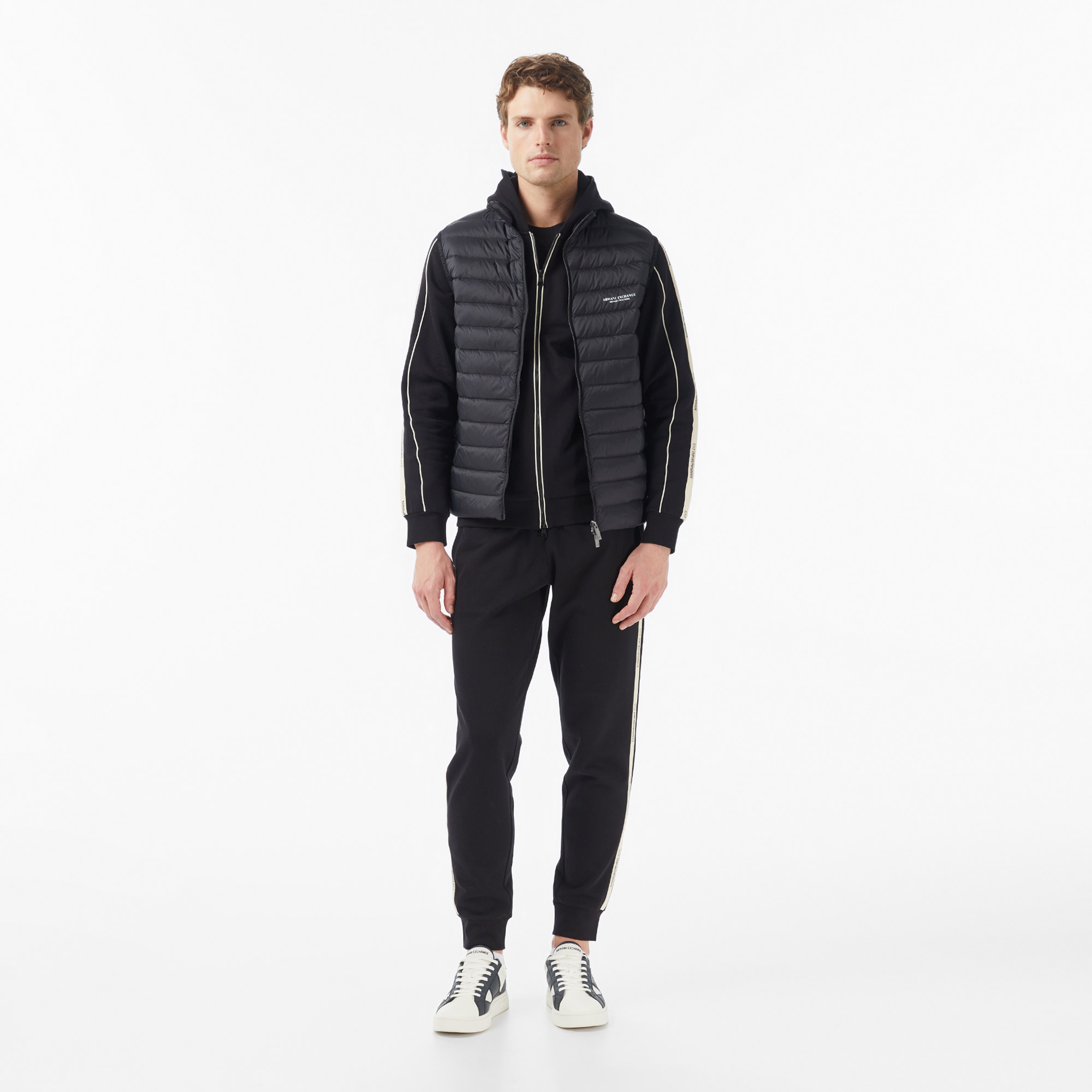 Armani Exchange Erkek Siyah Yelek