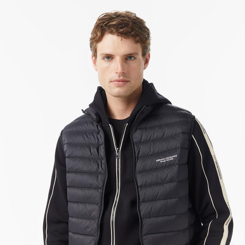 Armani Exchange Erkek Siyah Yelek