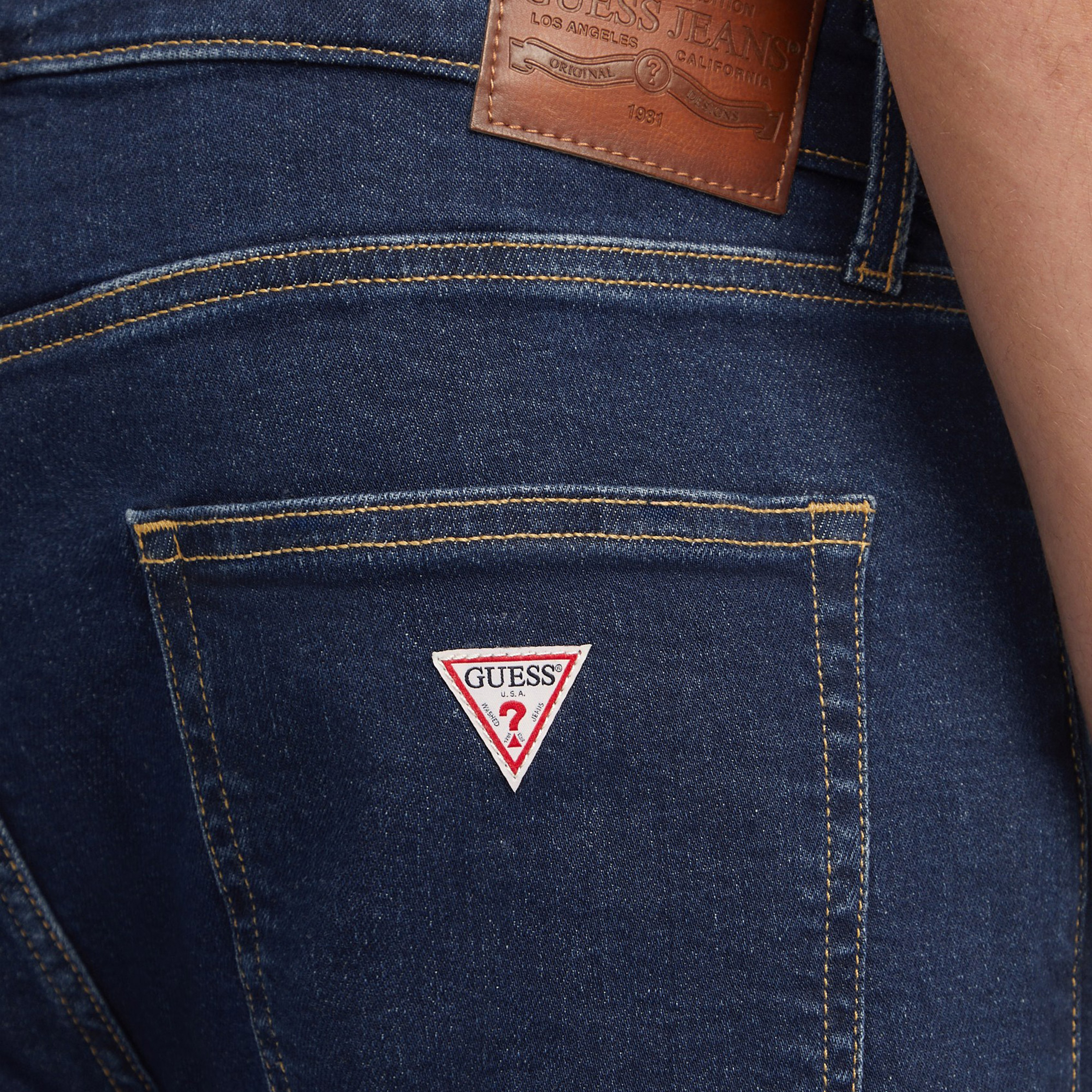 Guess G14İm Eco Recy Varane Indigo Erkek Mavi Jean