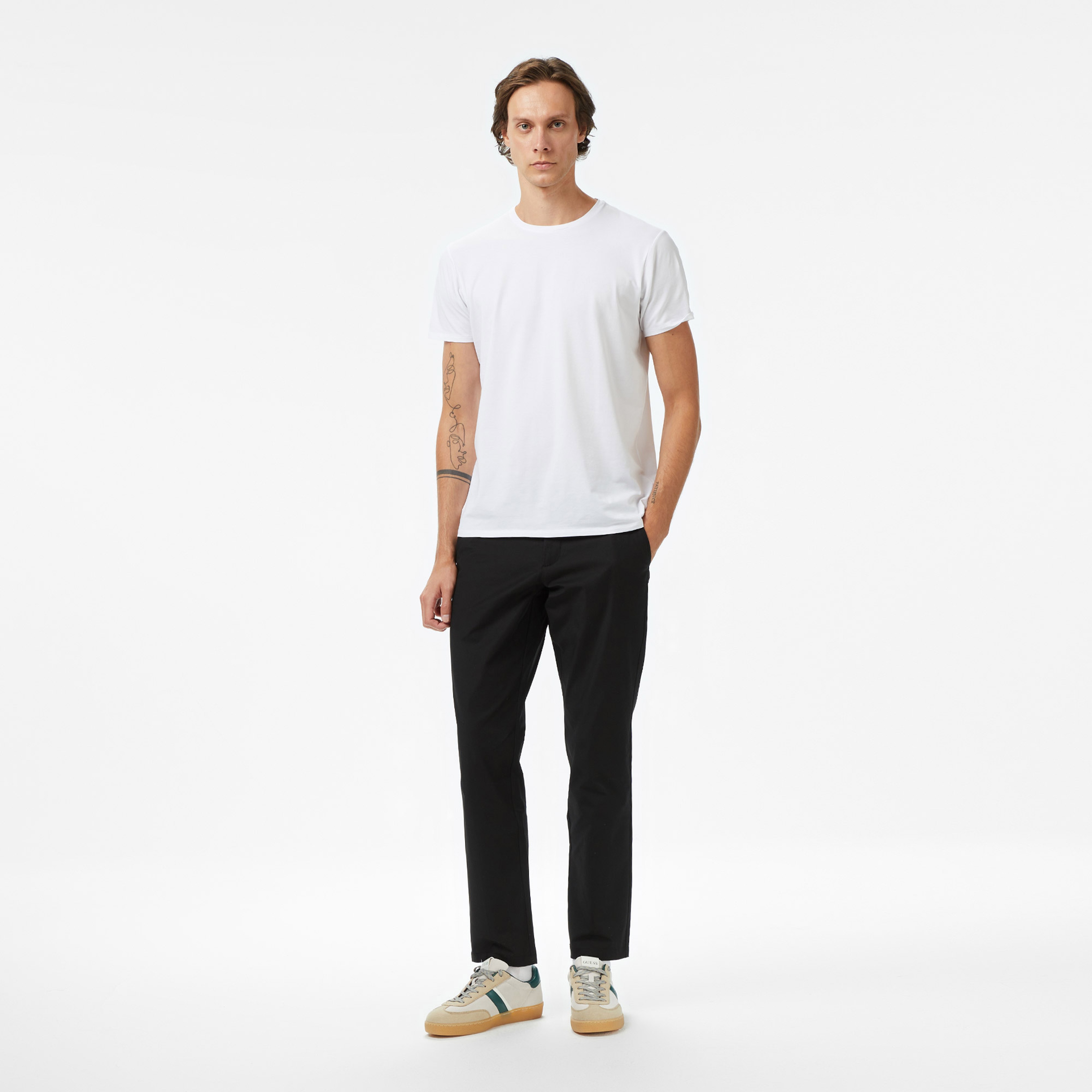 Guess Myron Slim Fit Erkek Siyah Pantolon