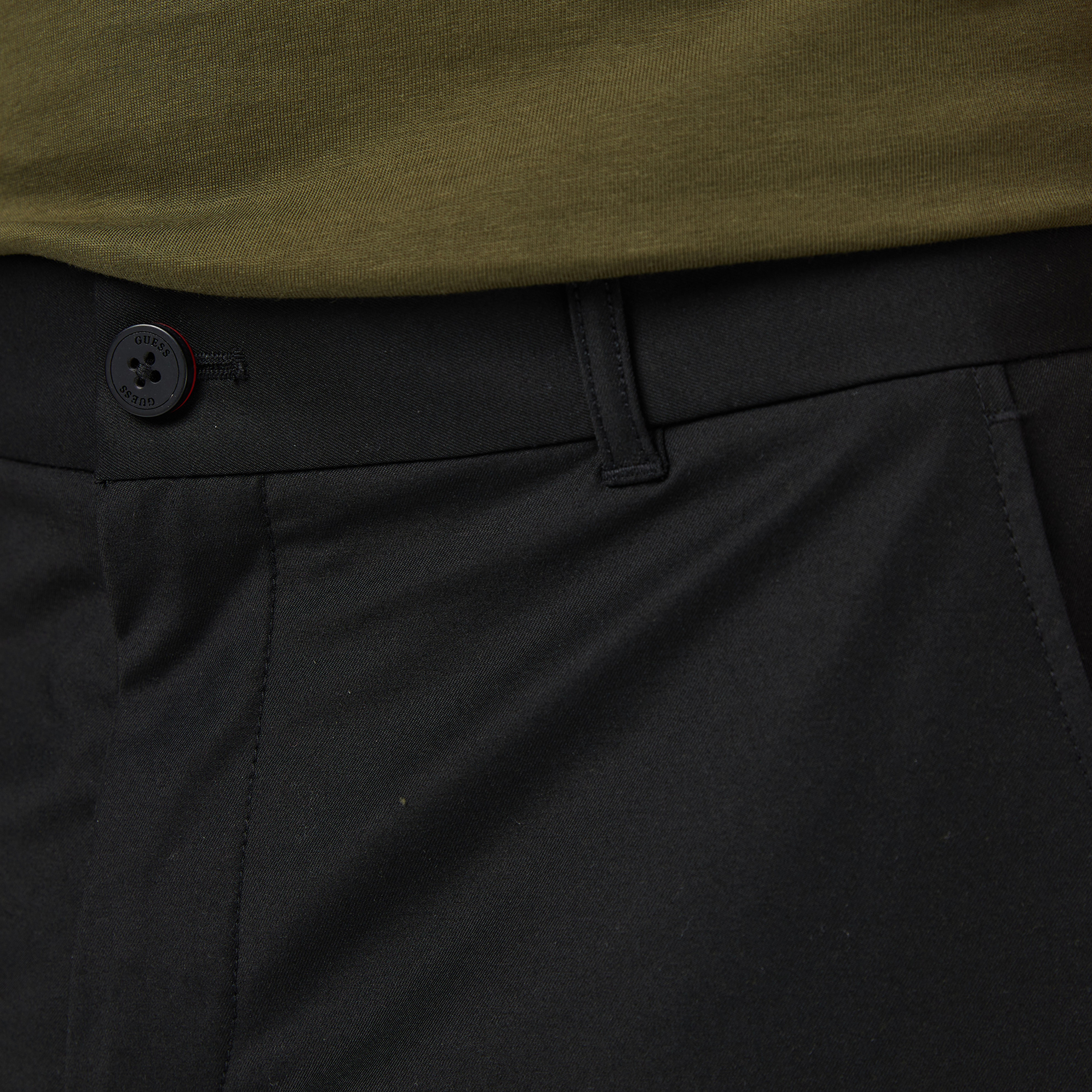 Guess Myron Slim Fit Erkek Siyah Pantolon