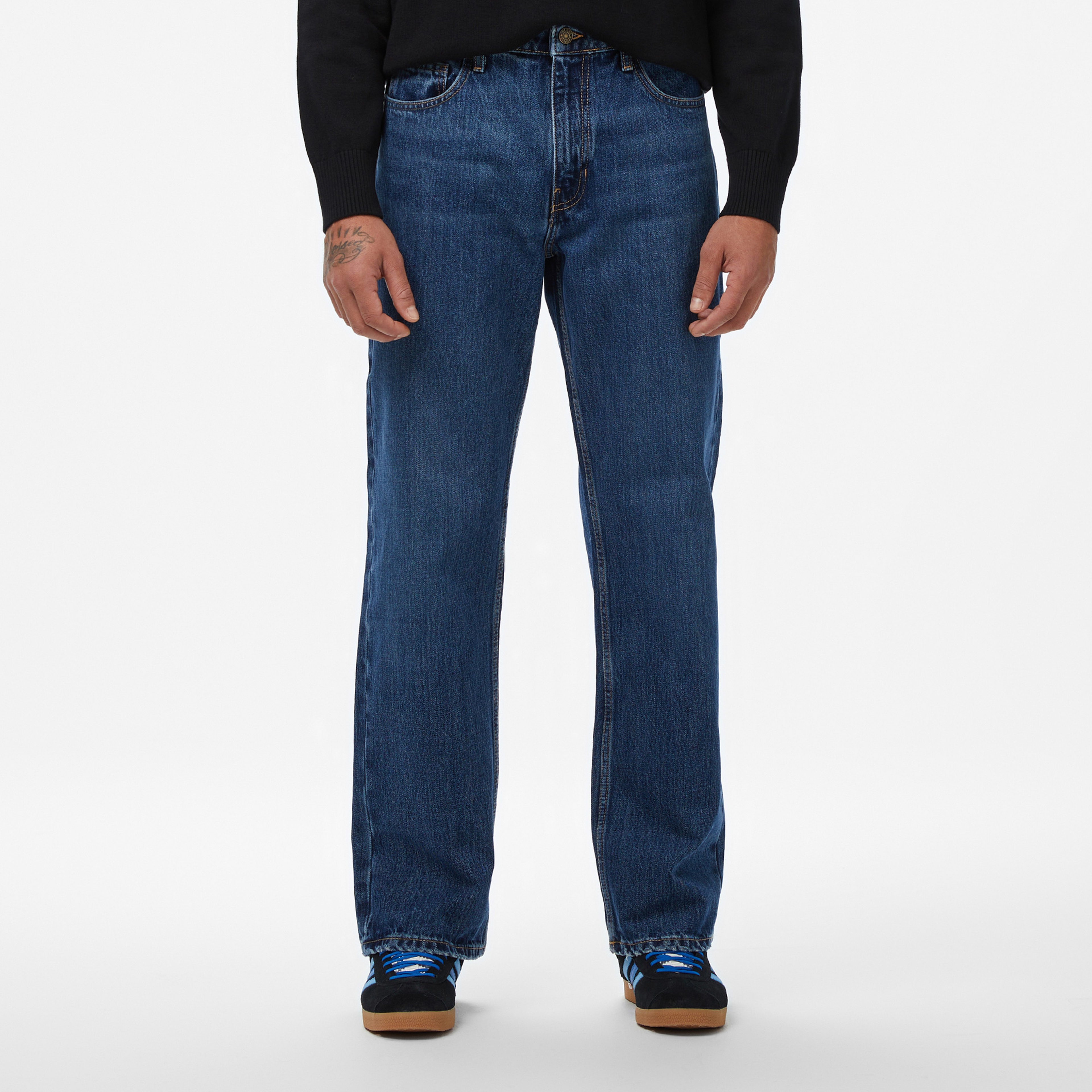 Guess Relaxed Fit Erkek Mavi Jean