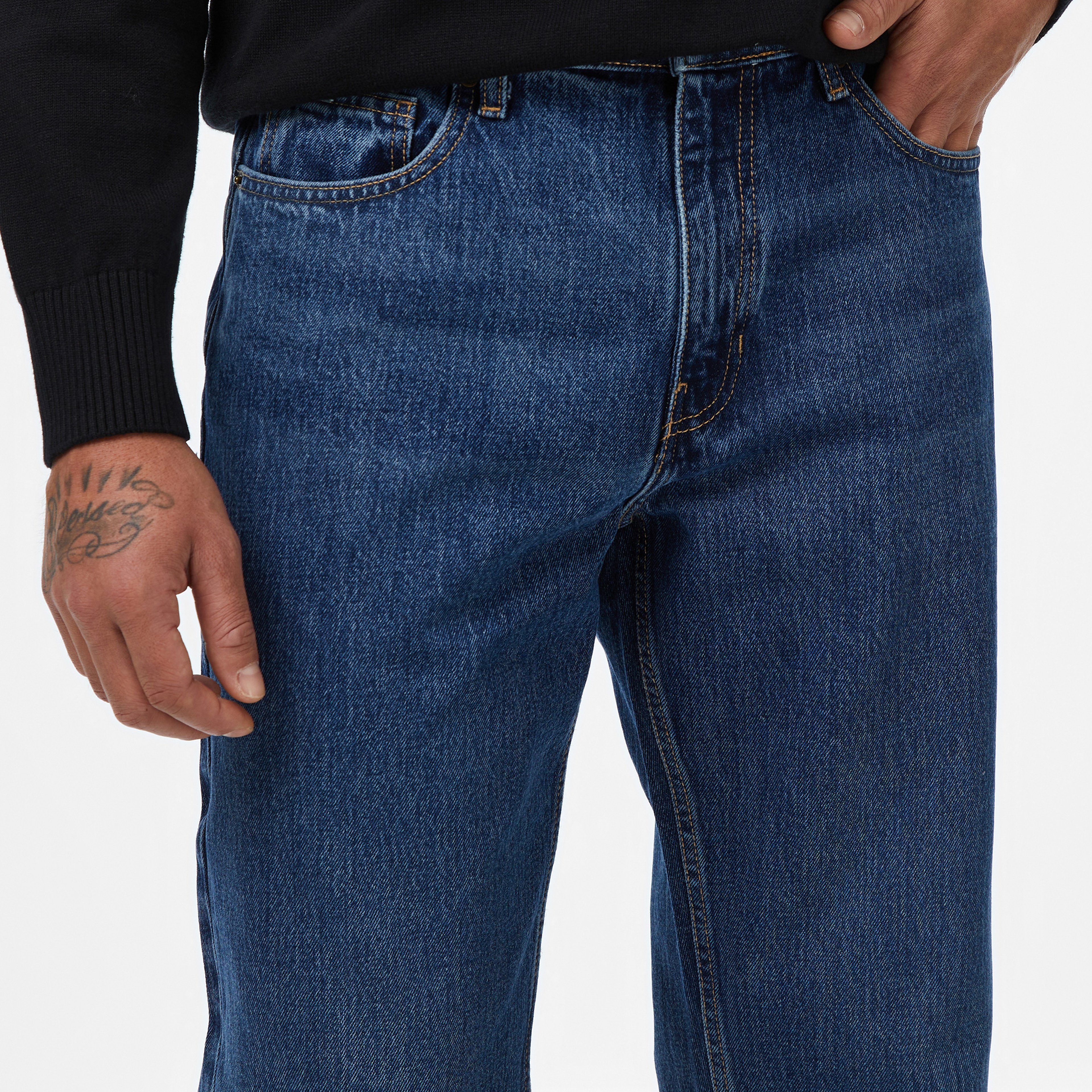 Guess Relaxed Fit Erkek Mavi Jean