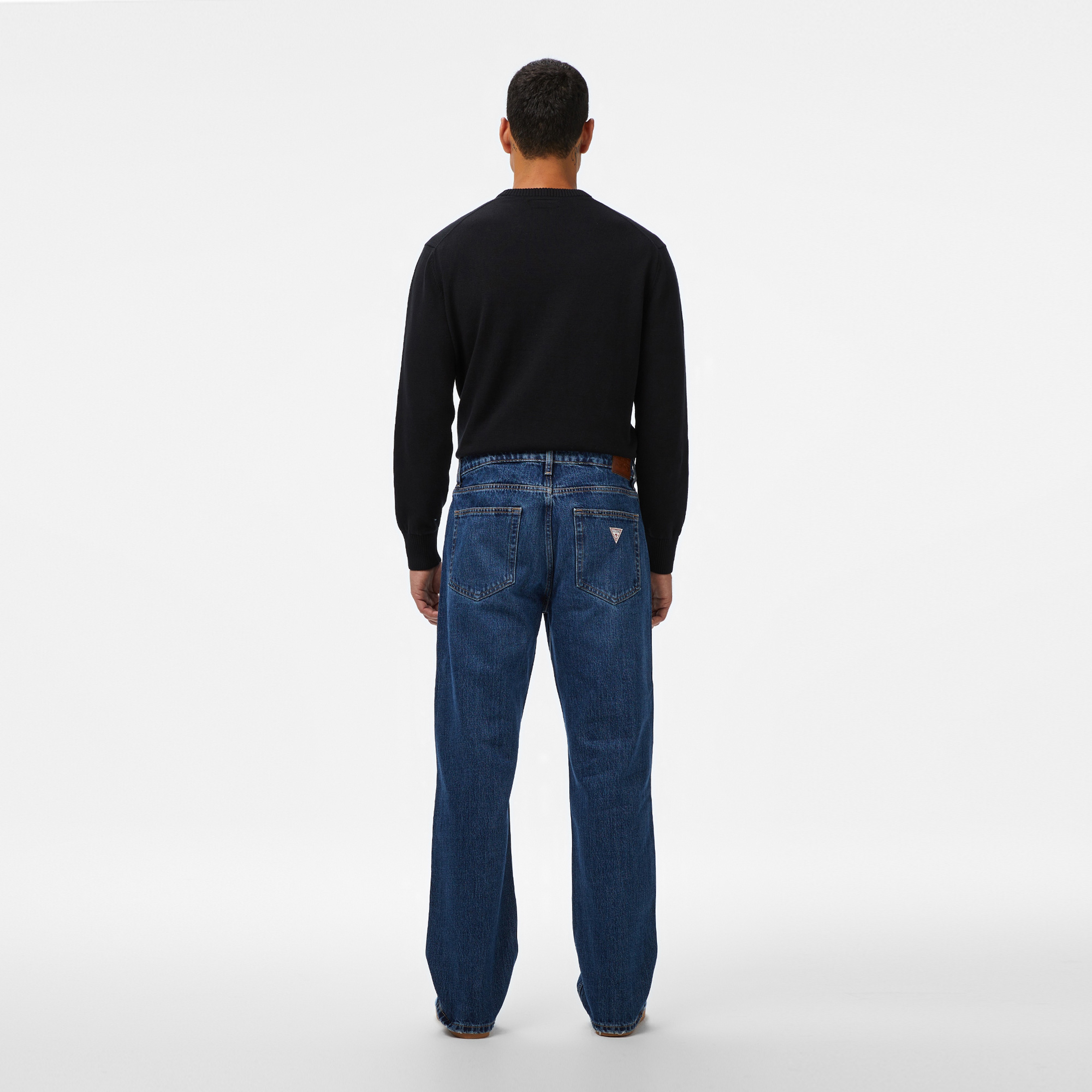 Guess Relaxed Fit Erkek Mavi Jean