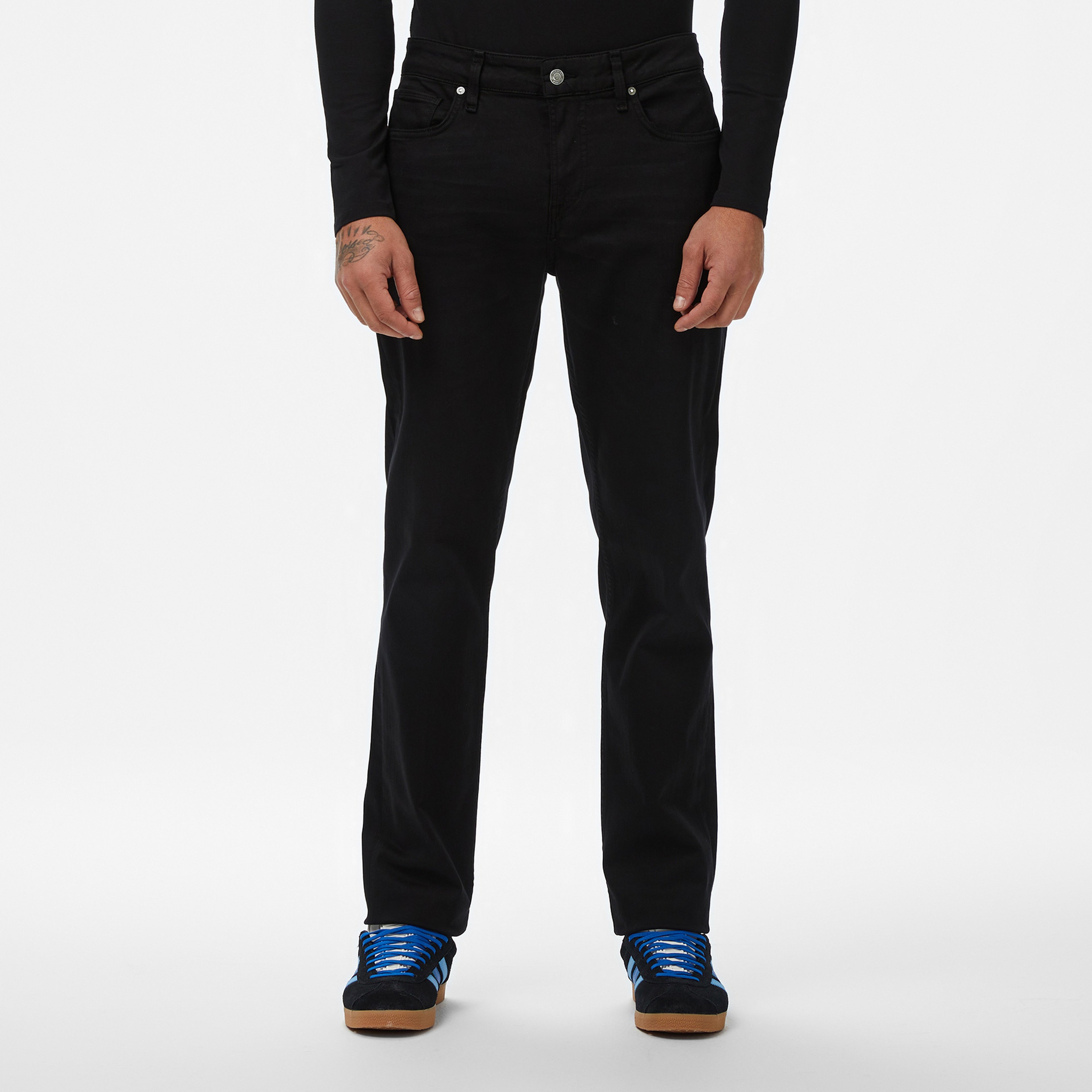 Guess Angels Slim Fit Erkek Siyah Pantolon