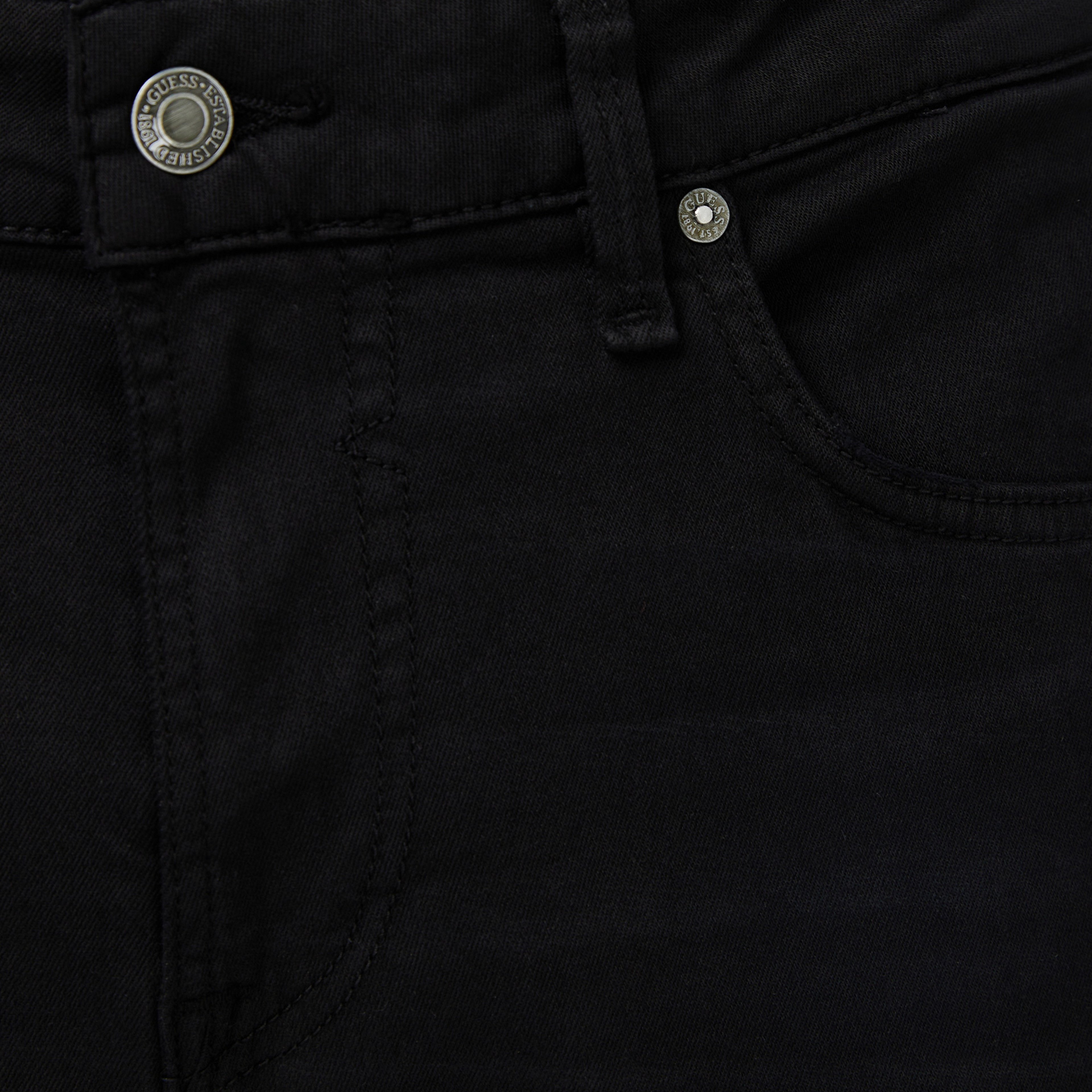 Guess Angels Slim Fit Erkek Siyah Pantolon