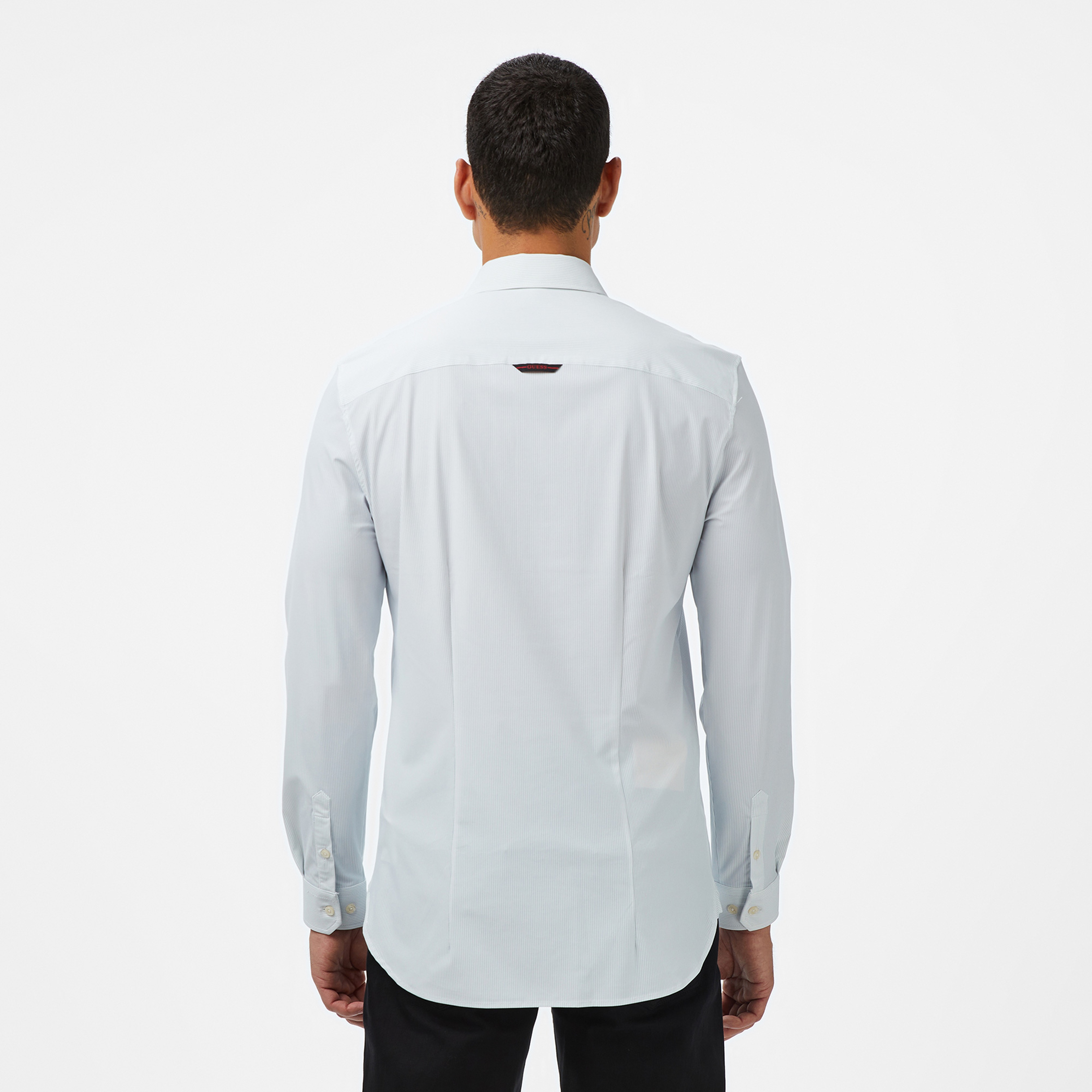 Guess Sunset Slim Fit Erkek Mavi Gömlek