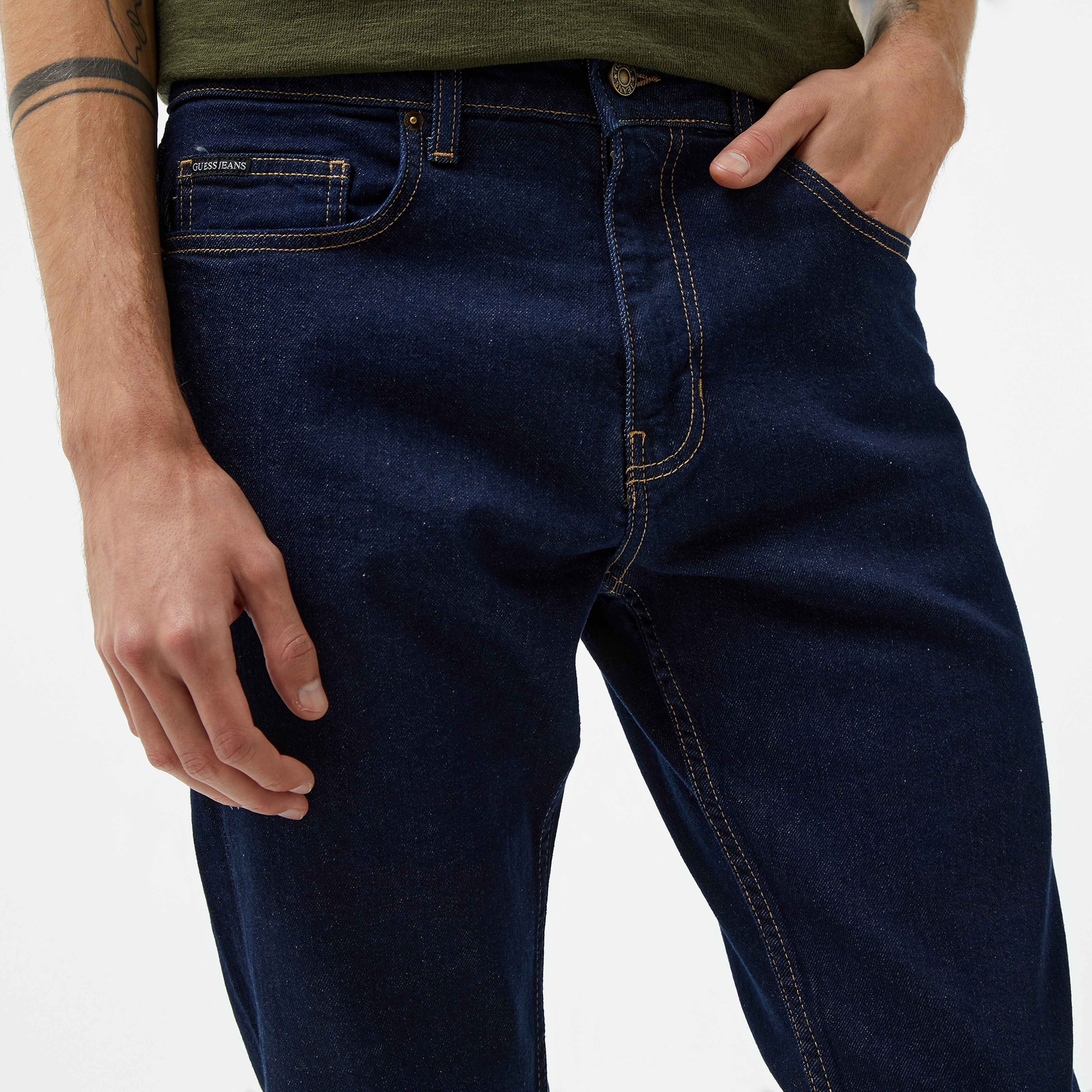 Guess G14 Slim Eco Varane Indigo Erkek Mavi Jean
