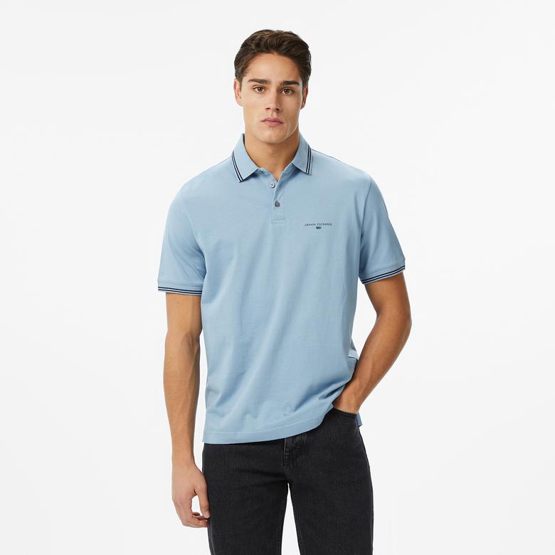 Armani Exchange Erkek Denim Polo