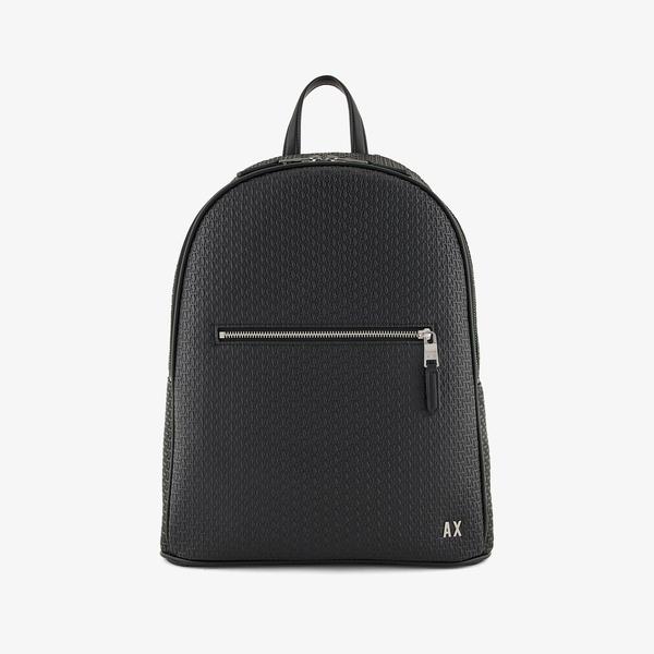 Armani Exchange Erkek Siyah Sırt Çantası