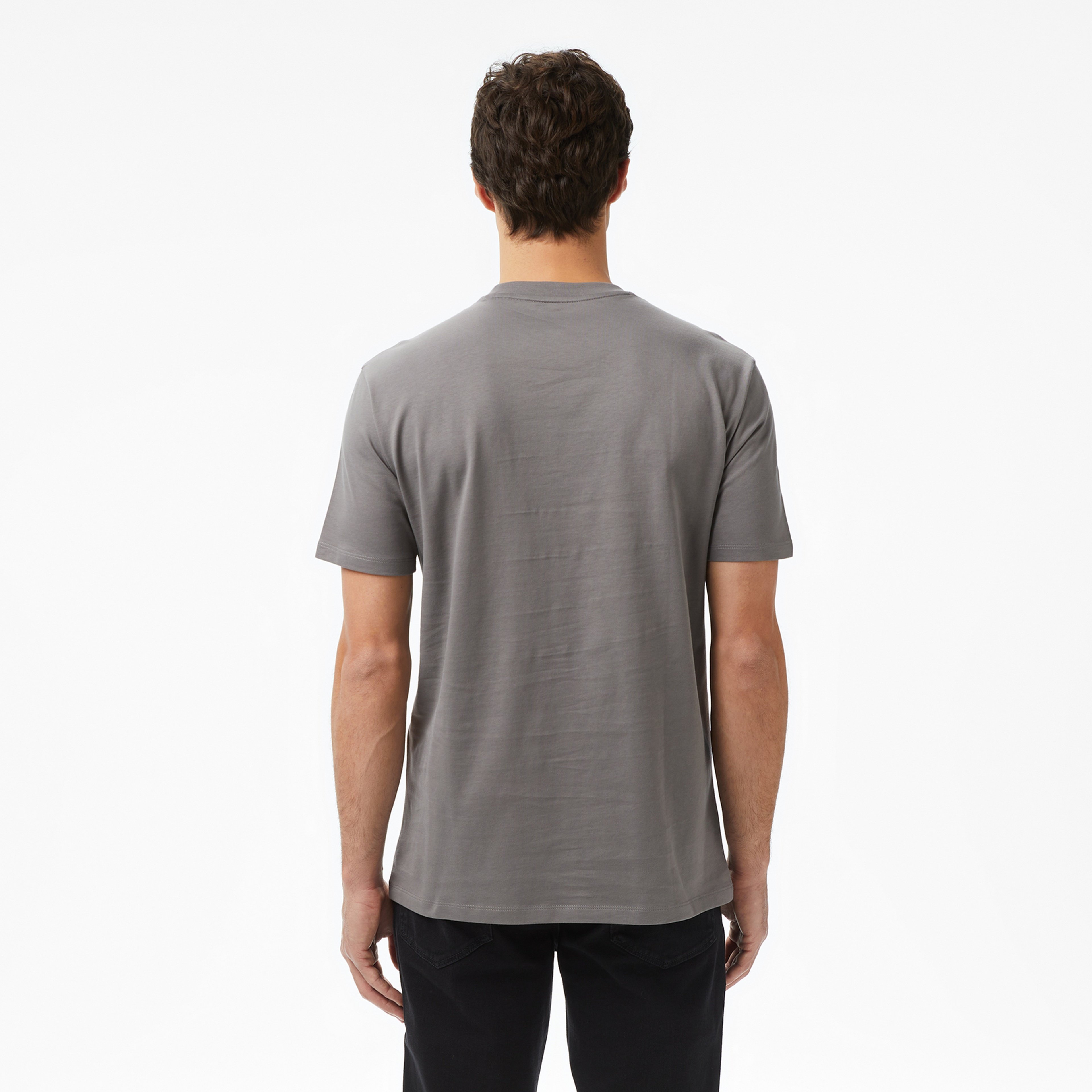 Armani Exchange Erkek Gri T-Shirt