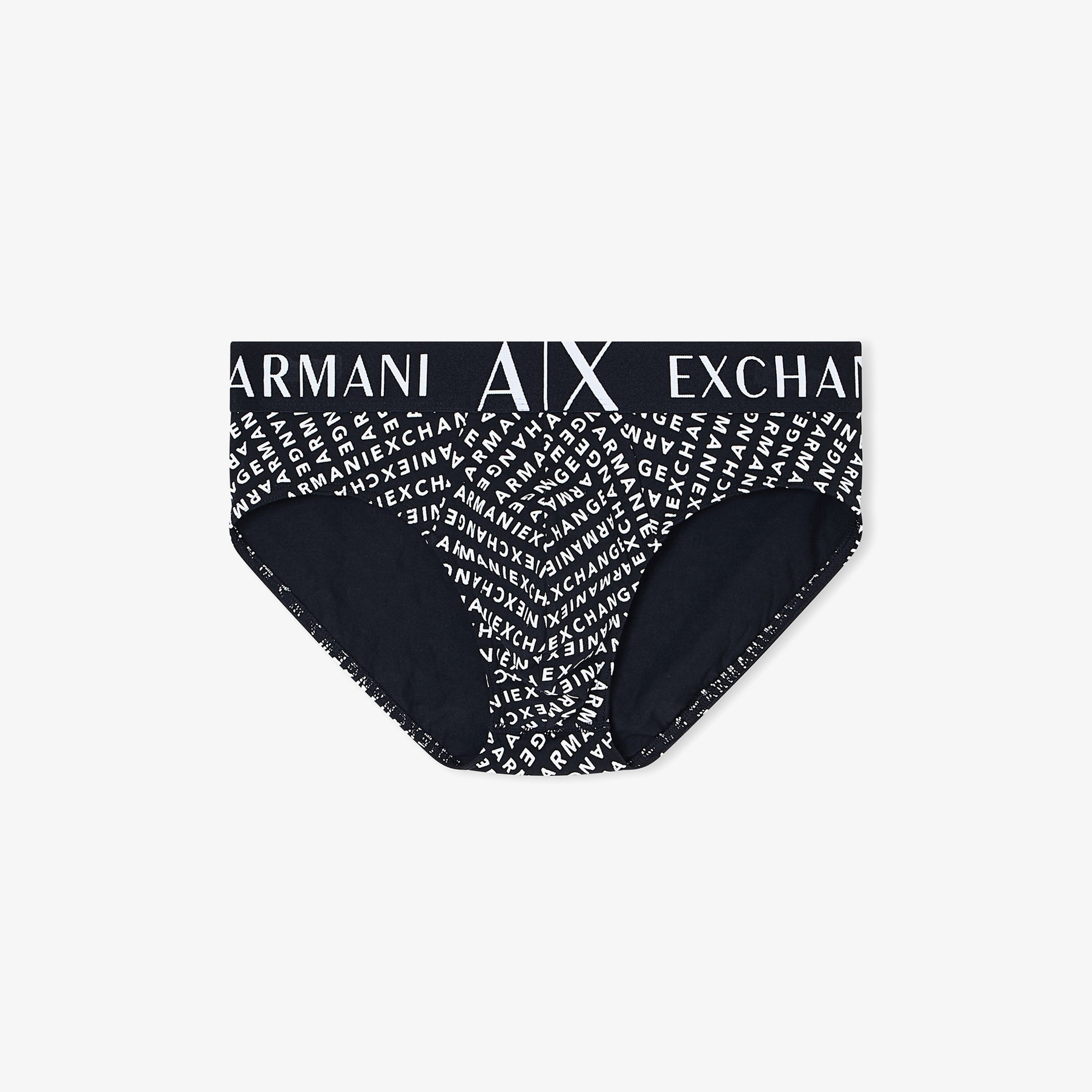 Armani Exchange Erkek Siyah / Beyaz Boxer