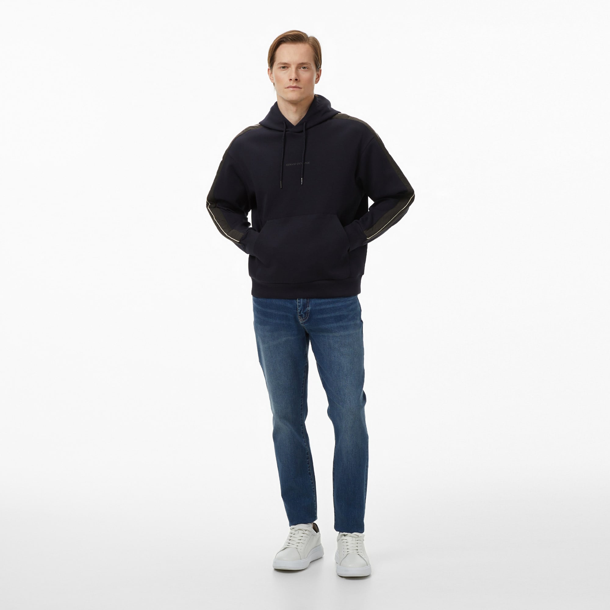 Armani Exchange Erkek Lacivert Sweatshirt