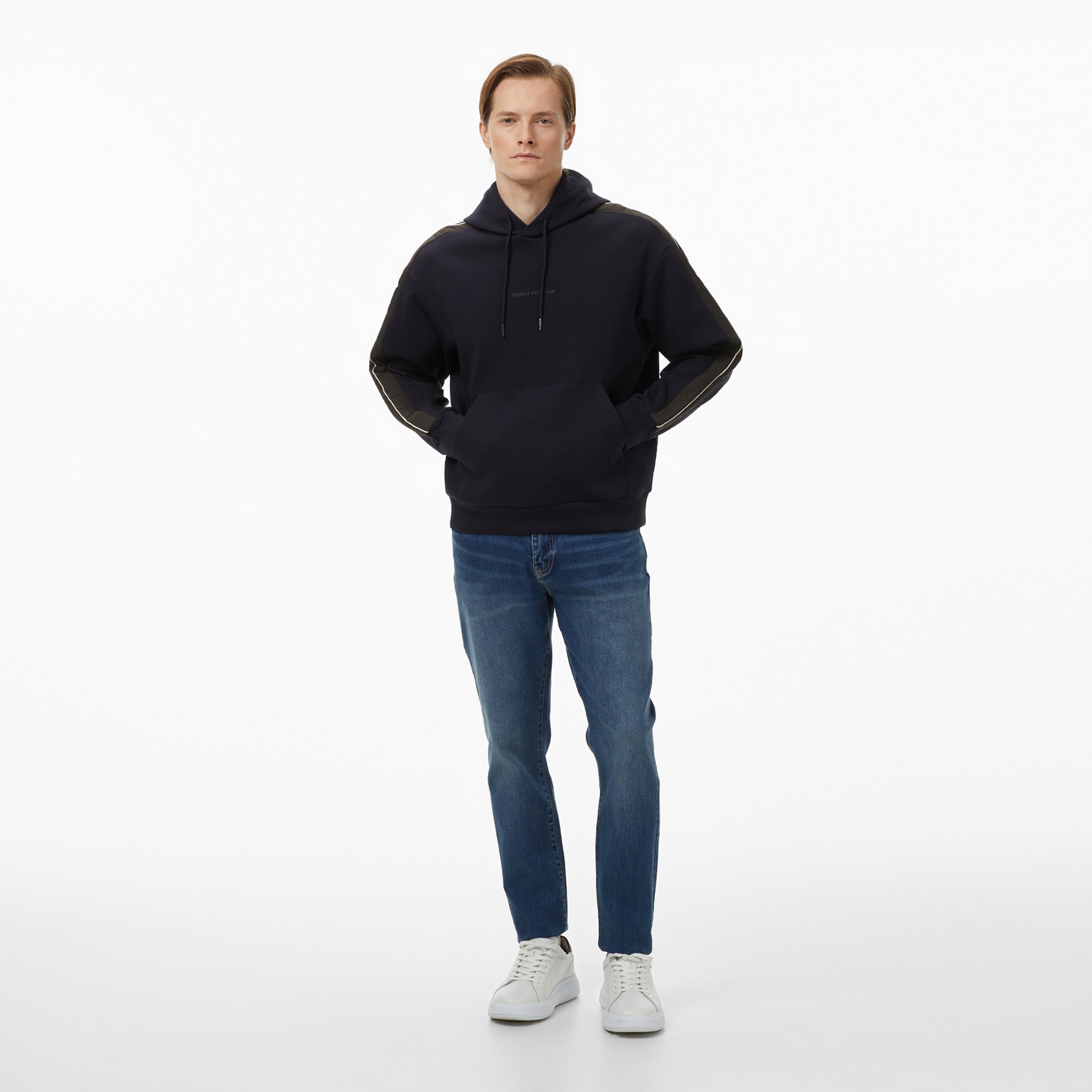 Armani Exchange Erkek Lacivert Sweatshirt