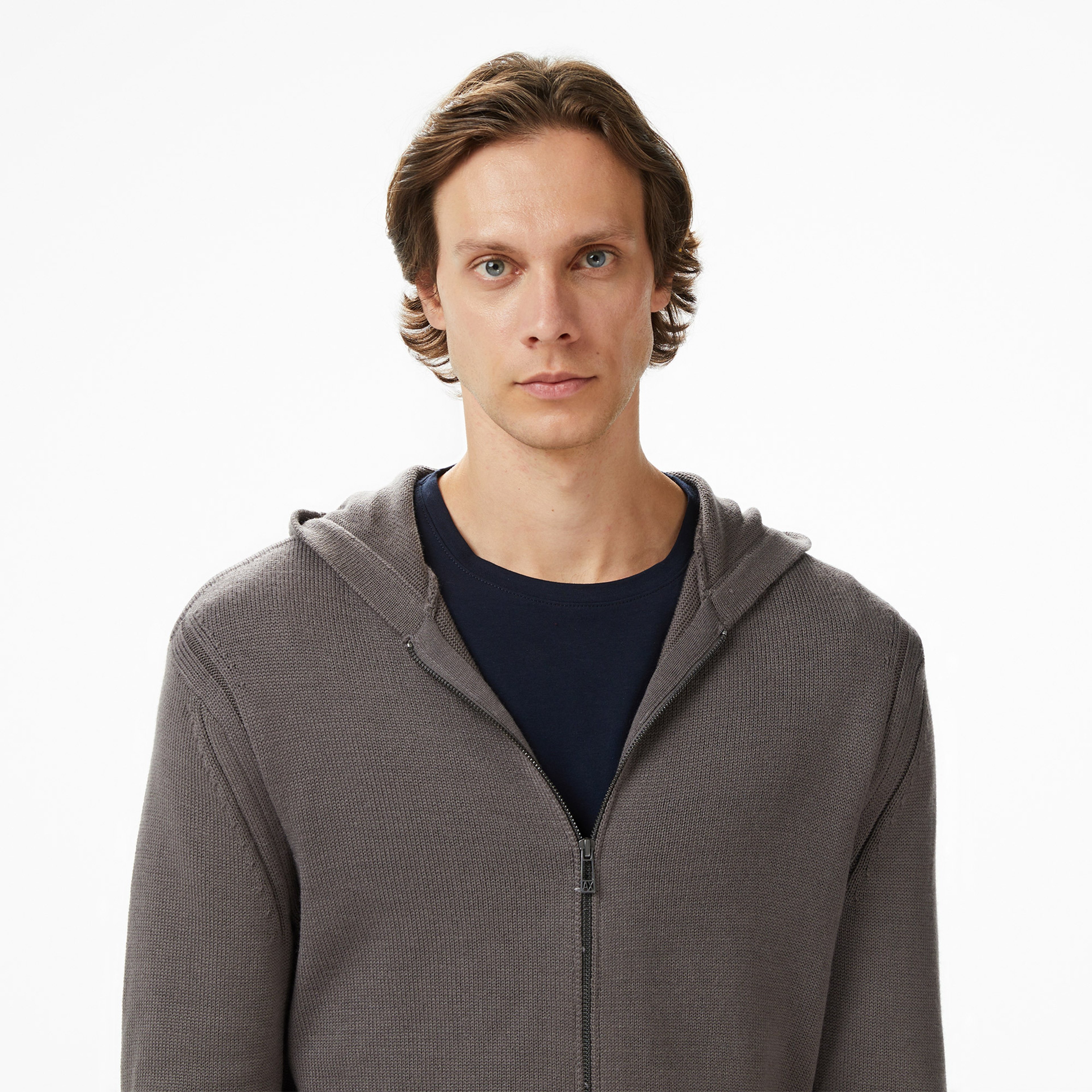 Armani Exchange Erkek Gri Triko