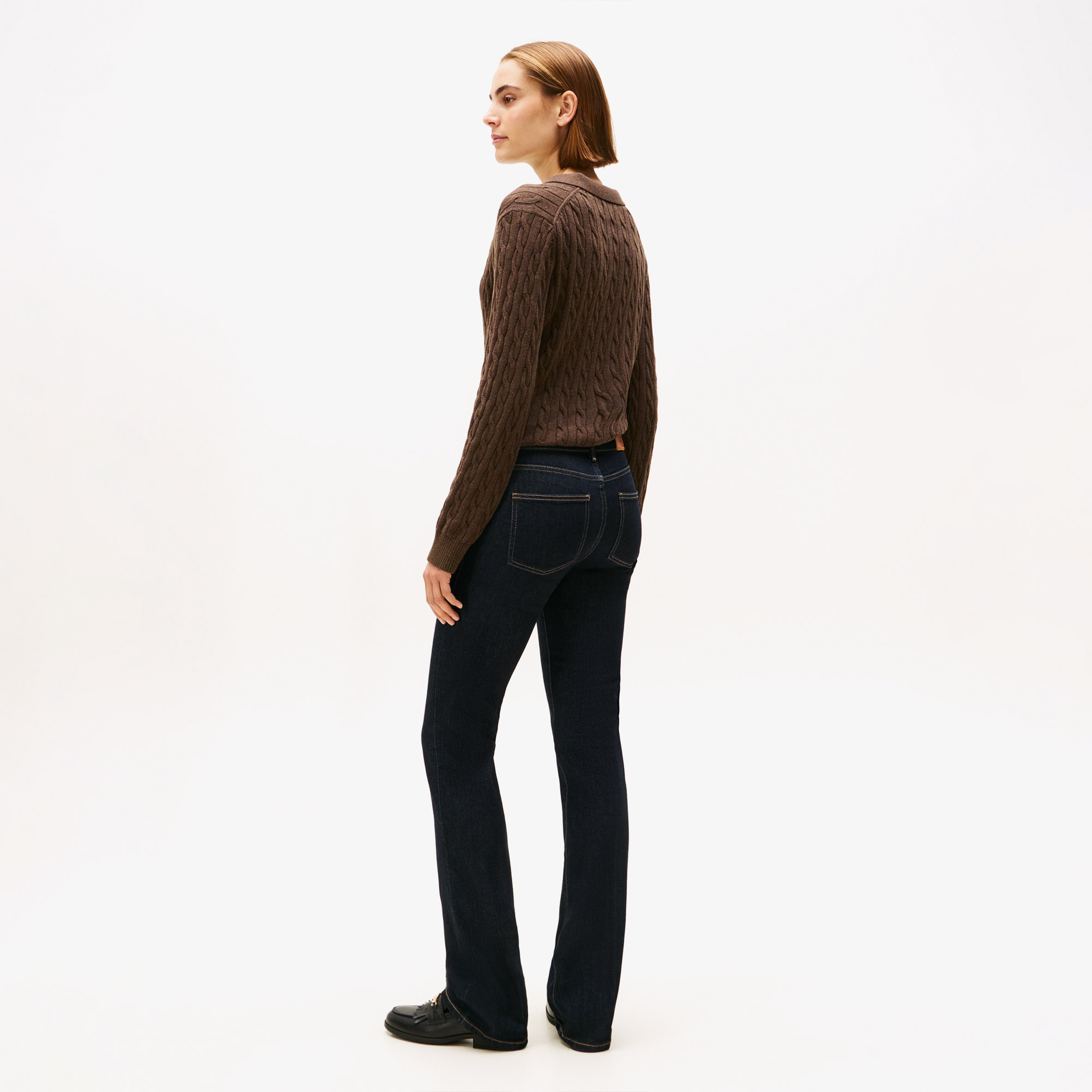 Tommy Hilfiger Denim Rinse Kadın Mavi Bootcut Jean