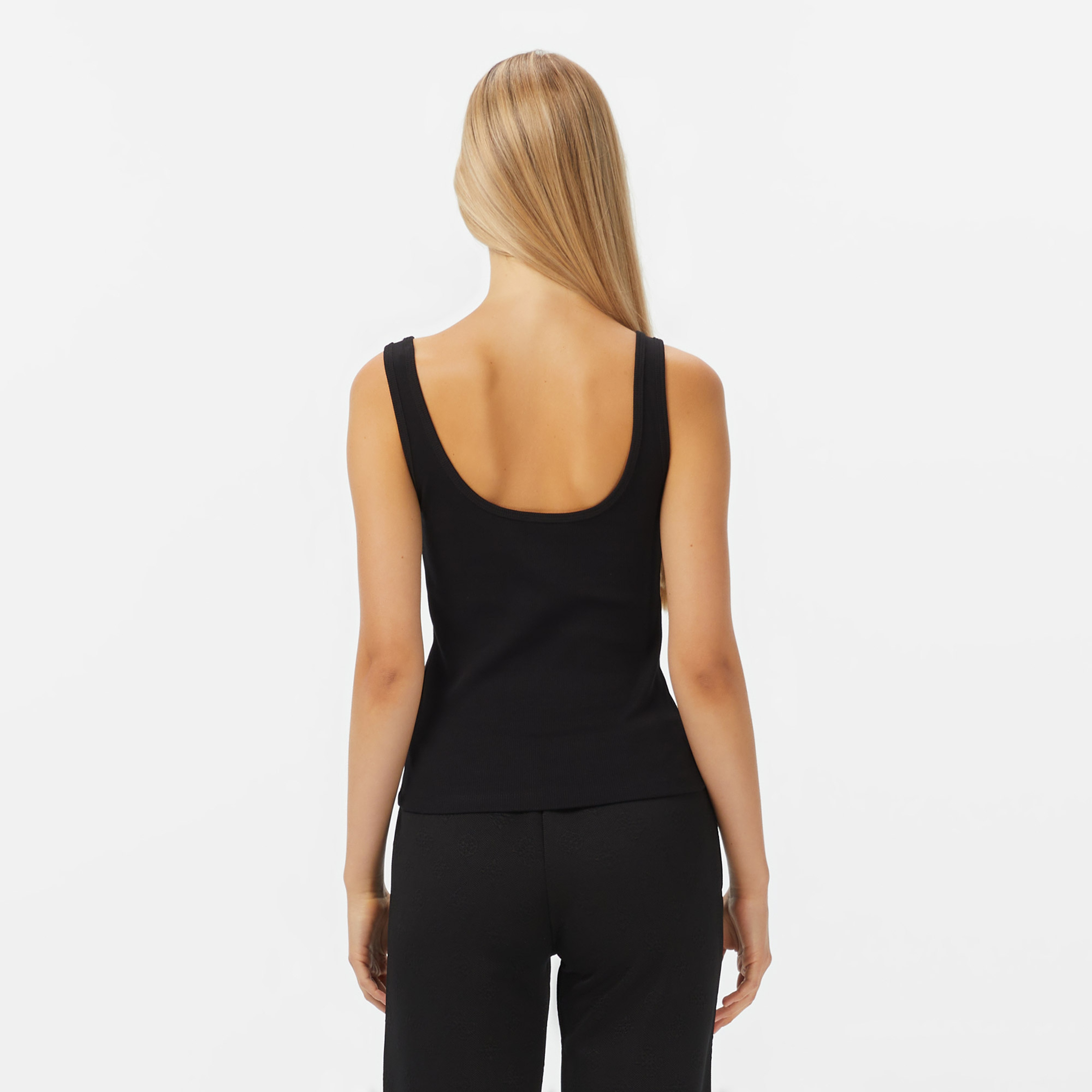 Guess Jeans Kadın Siyah T-Shirt