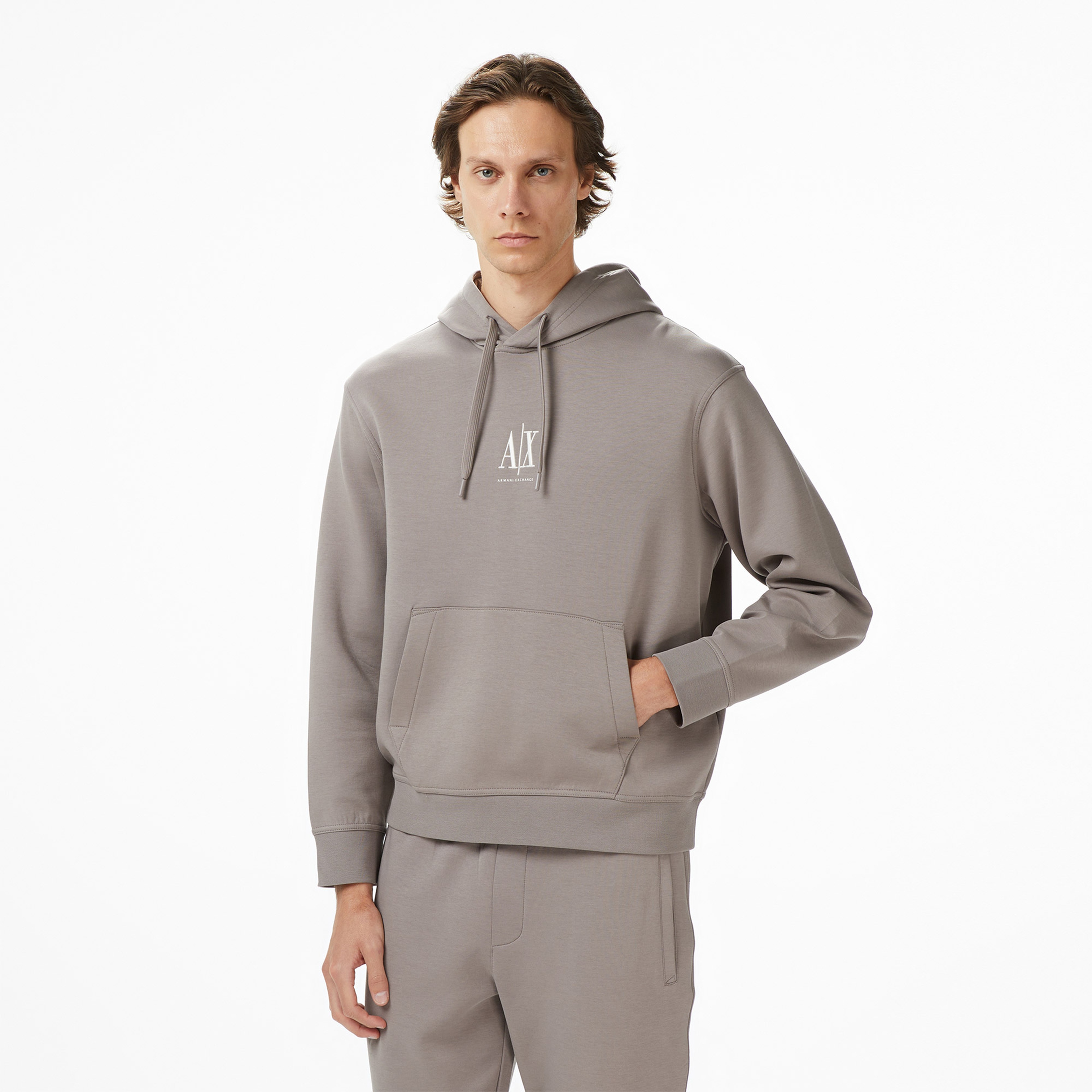 Armani Exchange Erkek Kahverengi Sweatshirt