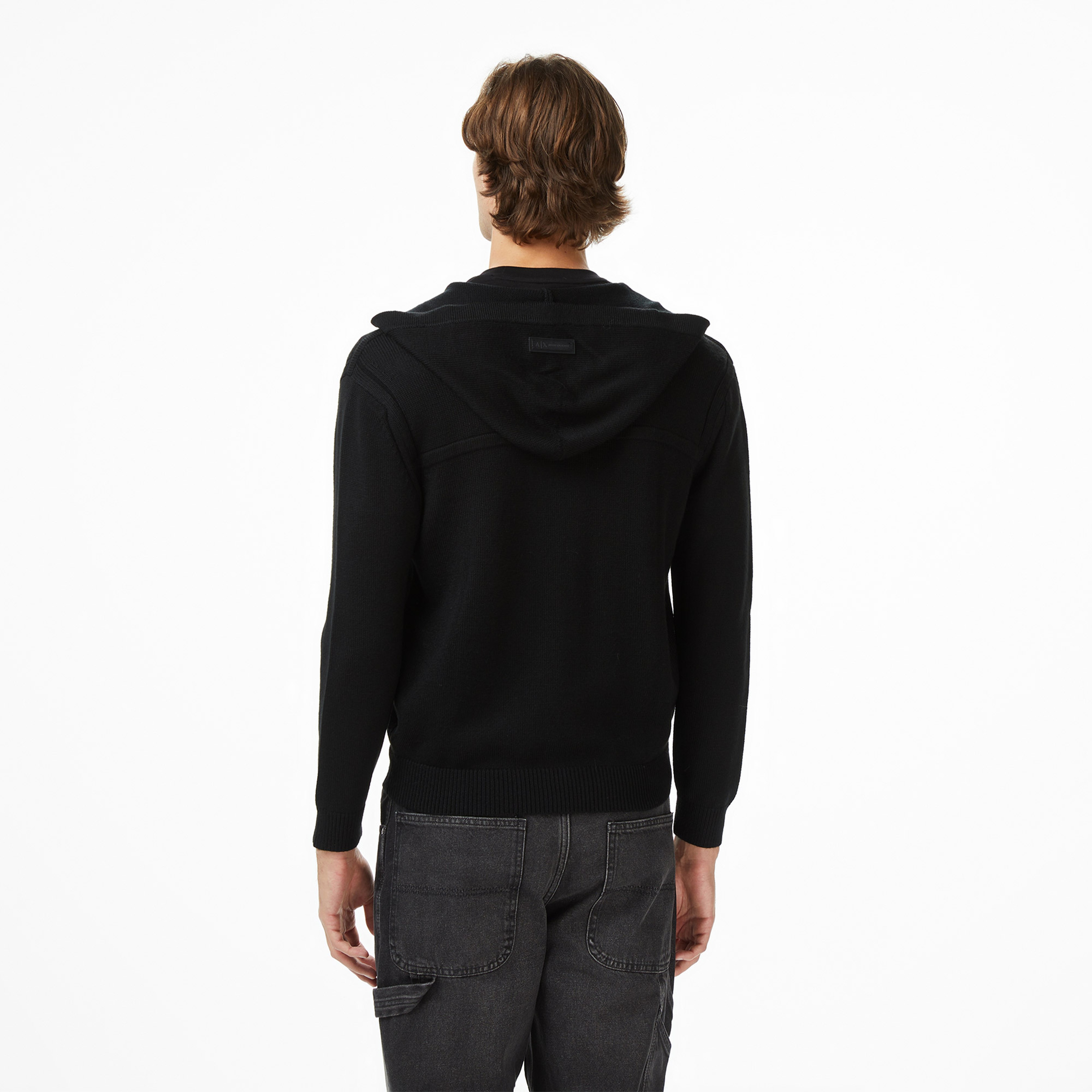 Armani Exchange Erkek Siyah Triko