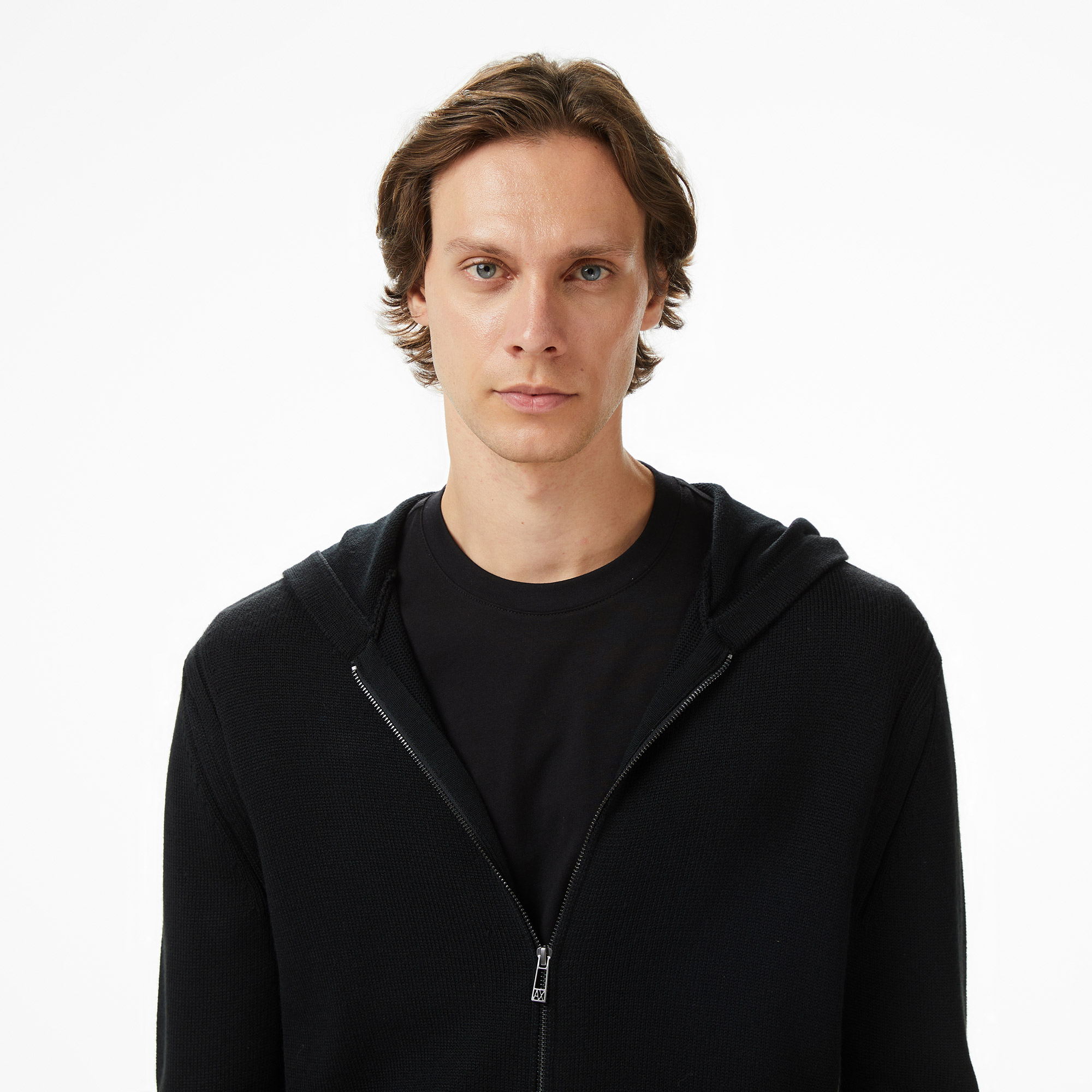 Armani Exchange Erkek Siyah Triko