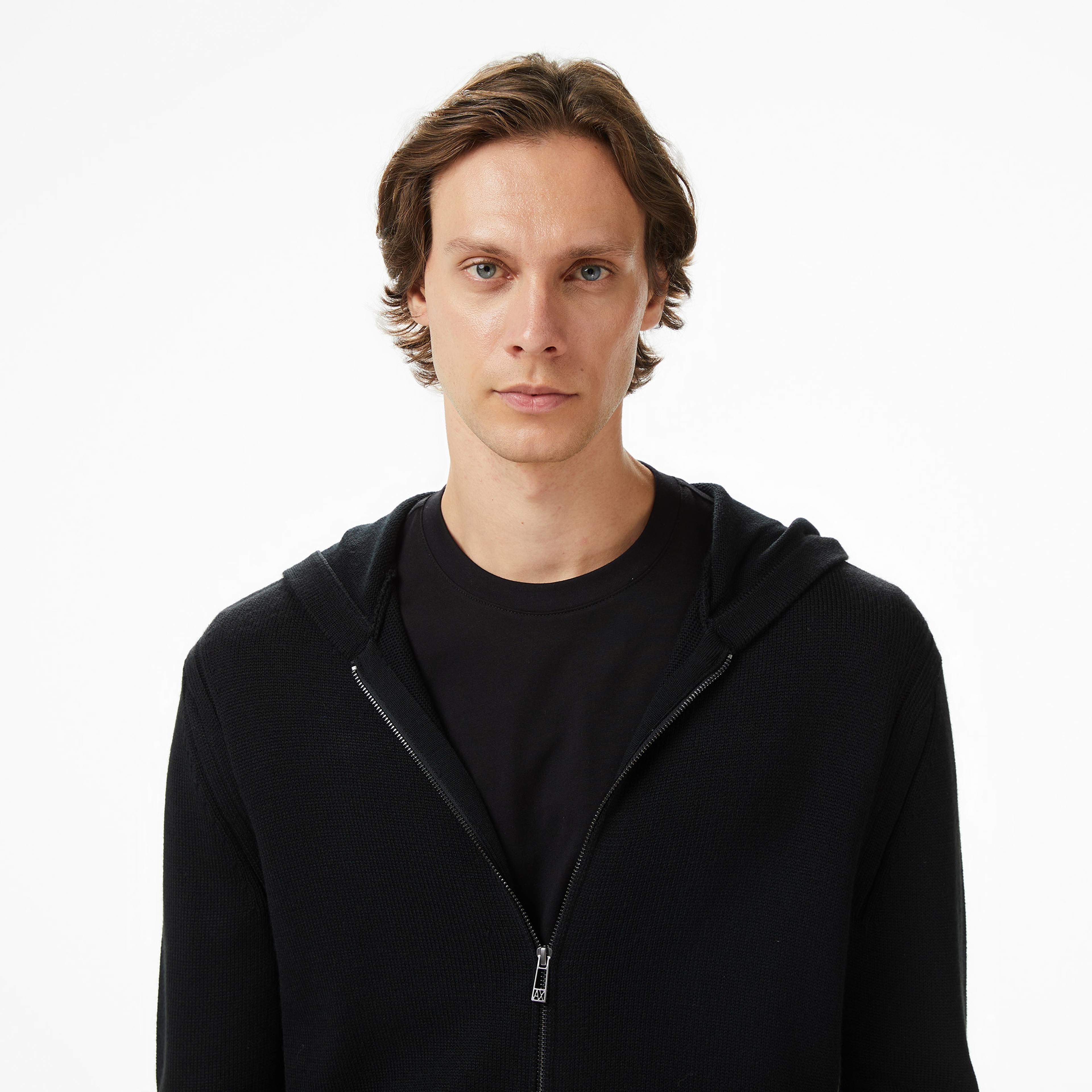 Armani Exchange Erkek Siyah Triko