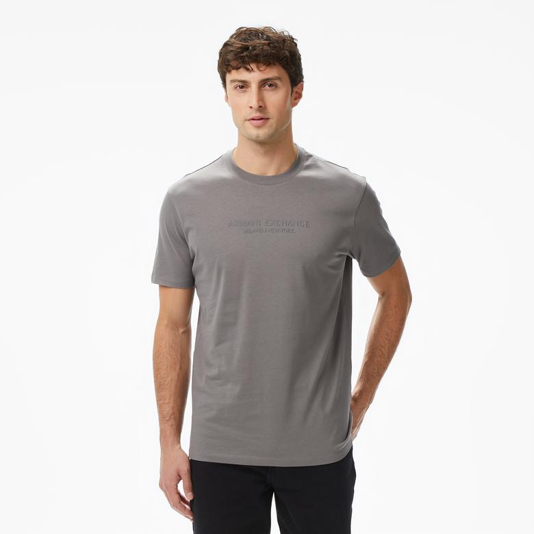 Armani Exchange Erkek Gri T-Shirt
