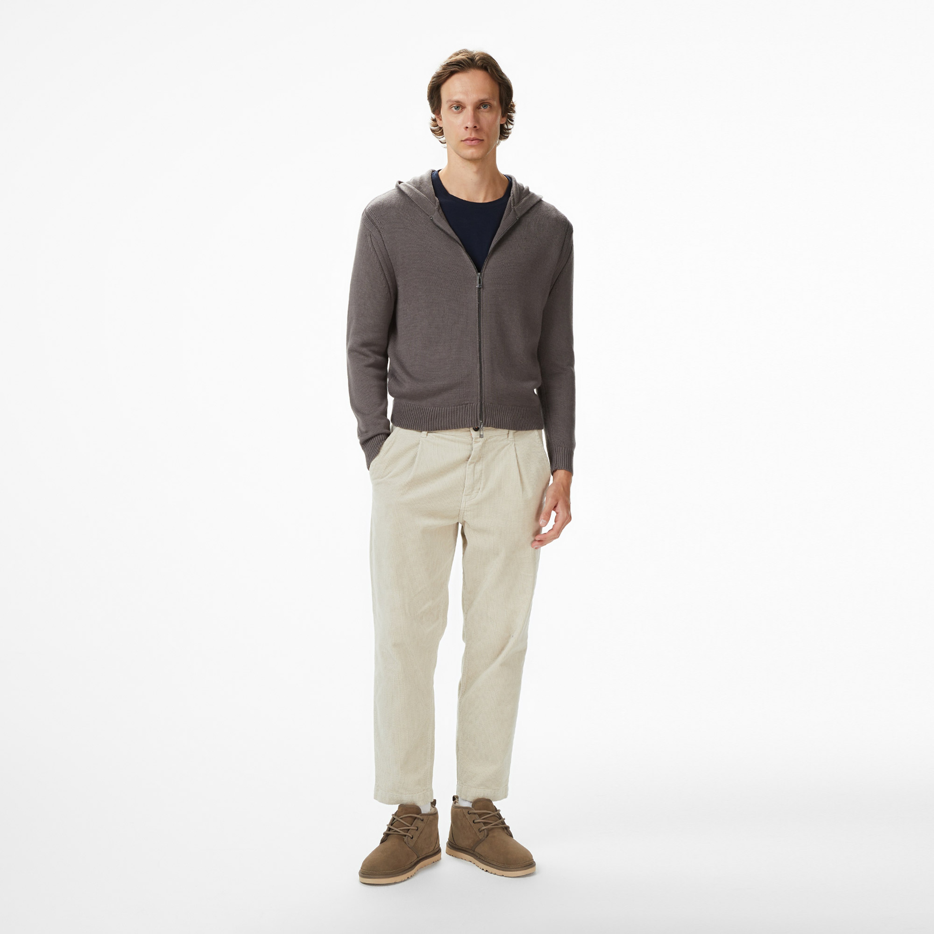 Armani Exchange Erkek Gri Triko