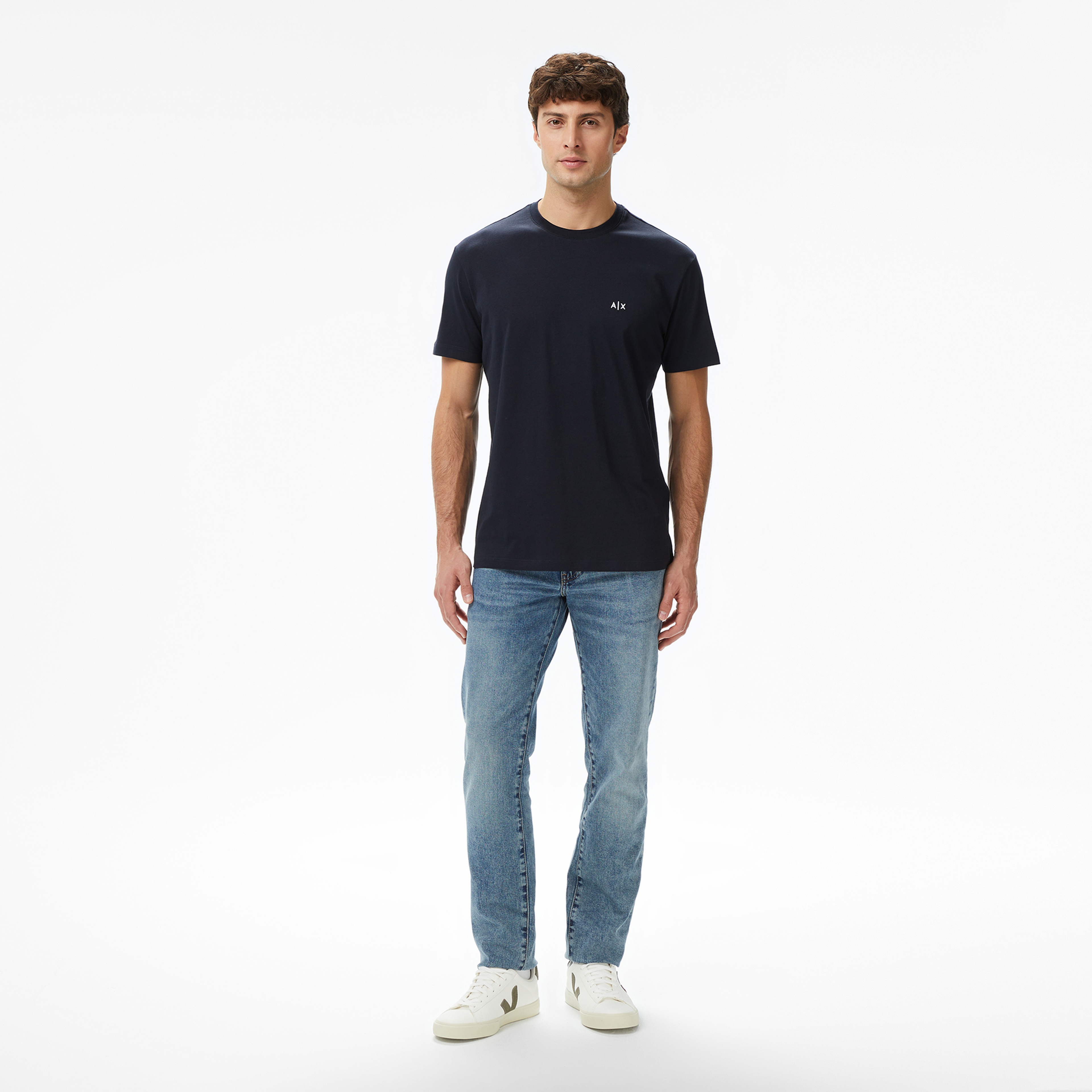 Armani Exchange Erkek Lacivert T-Shirt