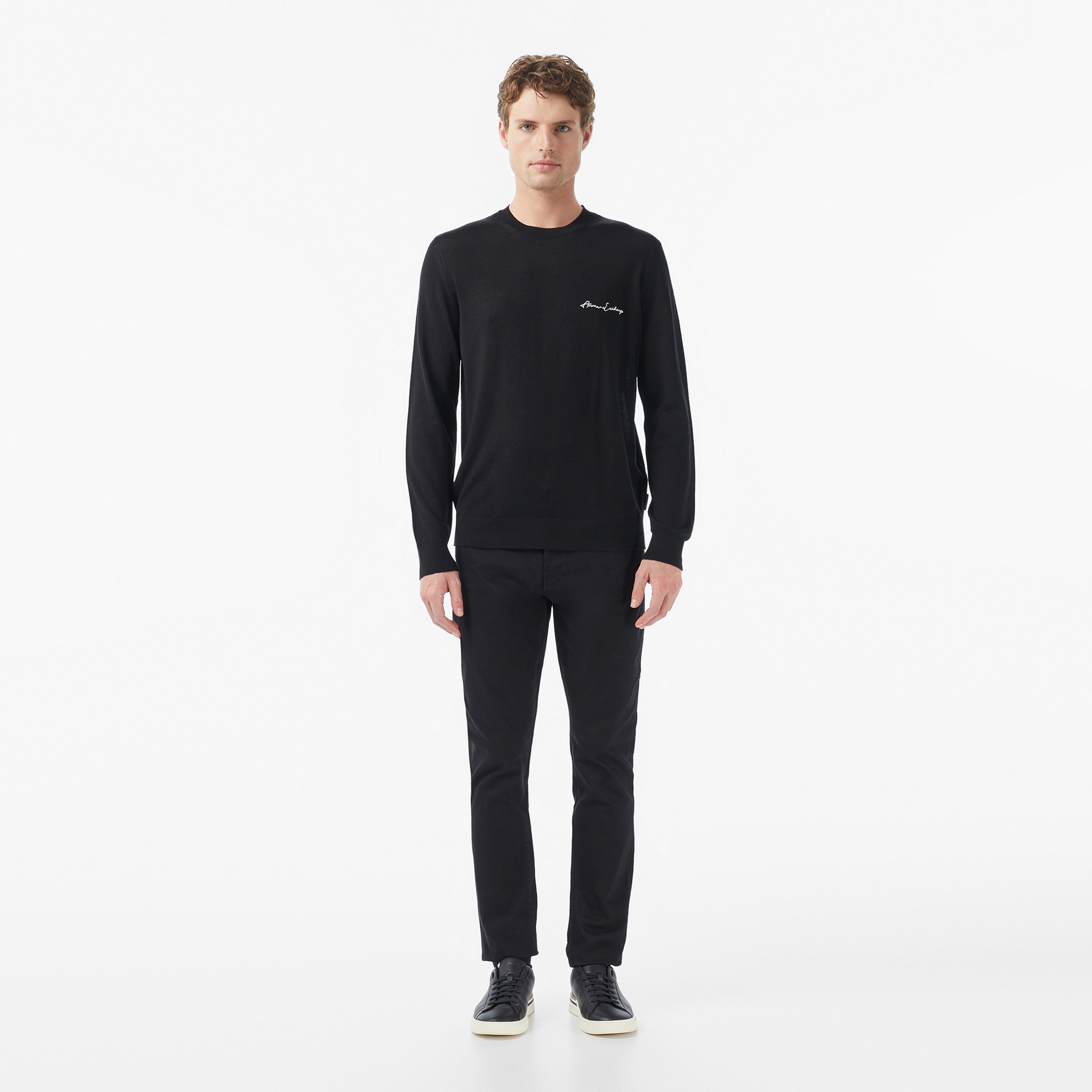 Armani Exchange Erkek Siyah Pantolon