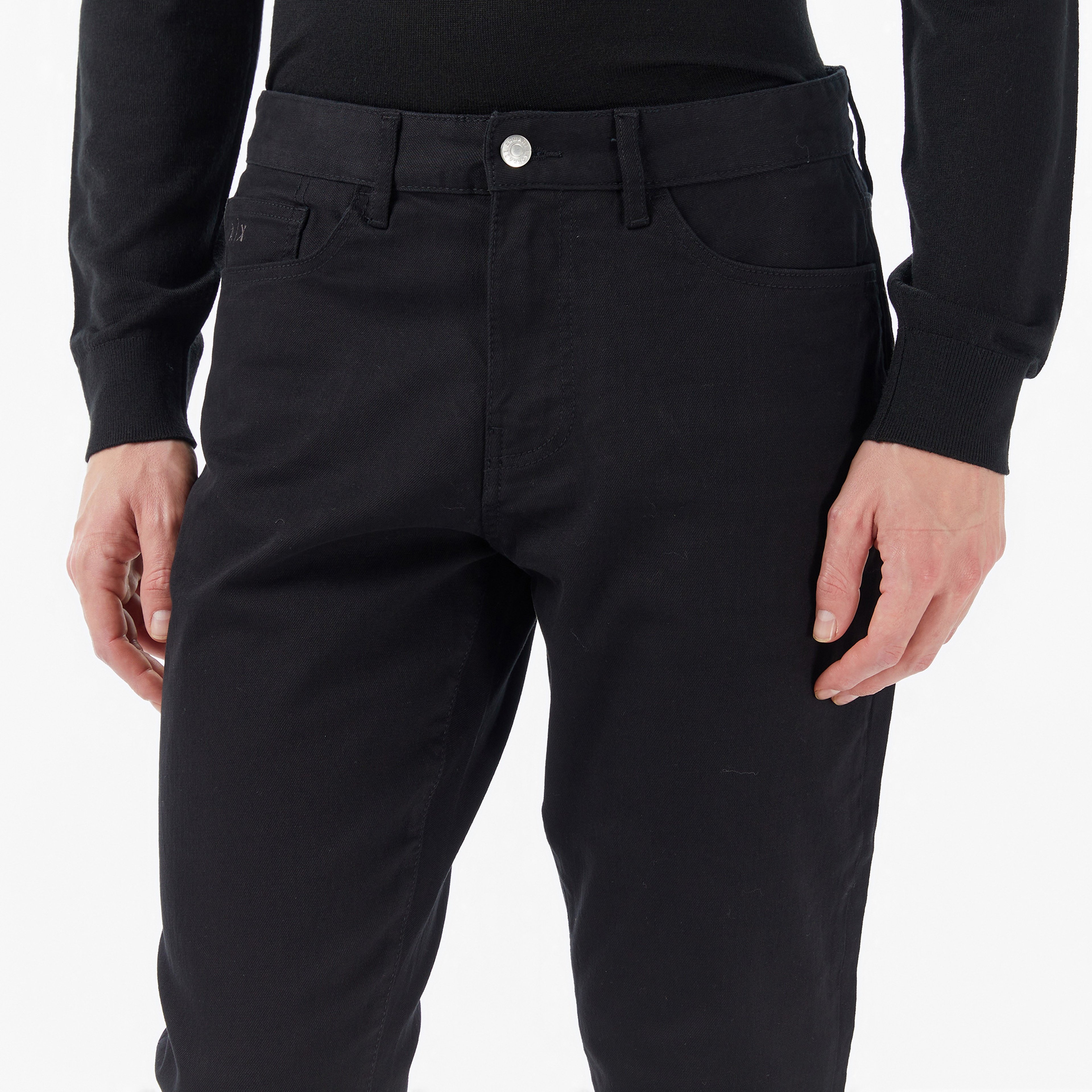 Armani Exchange Erkek Siyah Pantolon