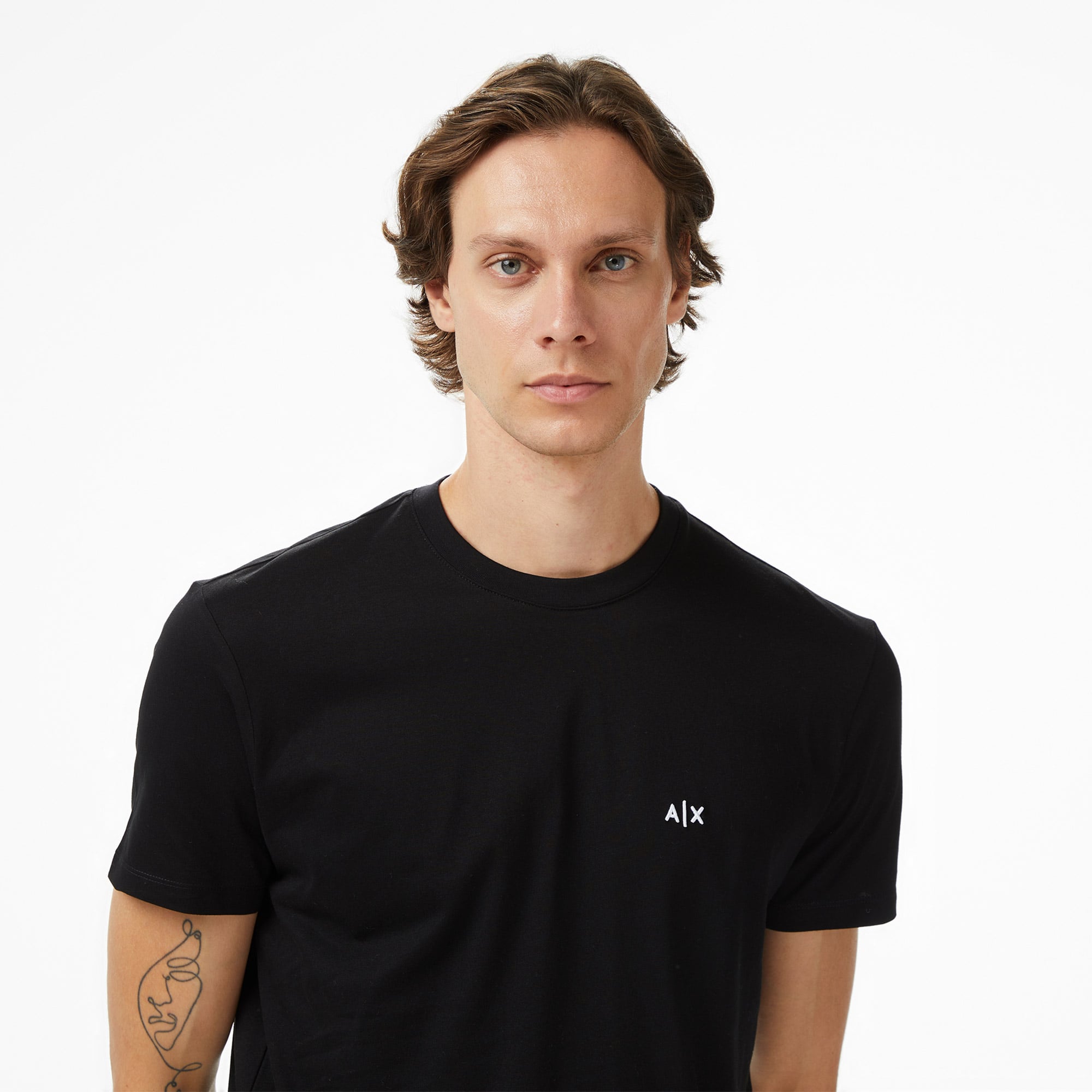 Armani Exchange Erkek Siyah T-Shirt
