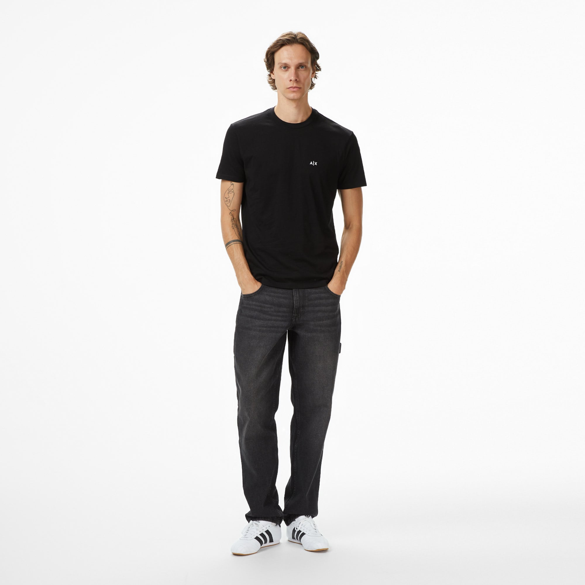 Armani Exchange Erkek Siyah T-Shirt