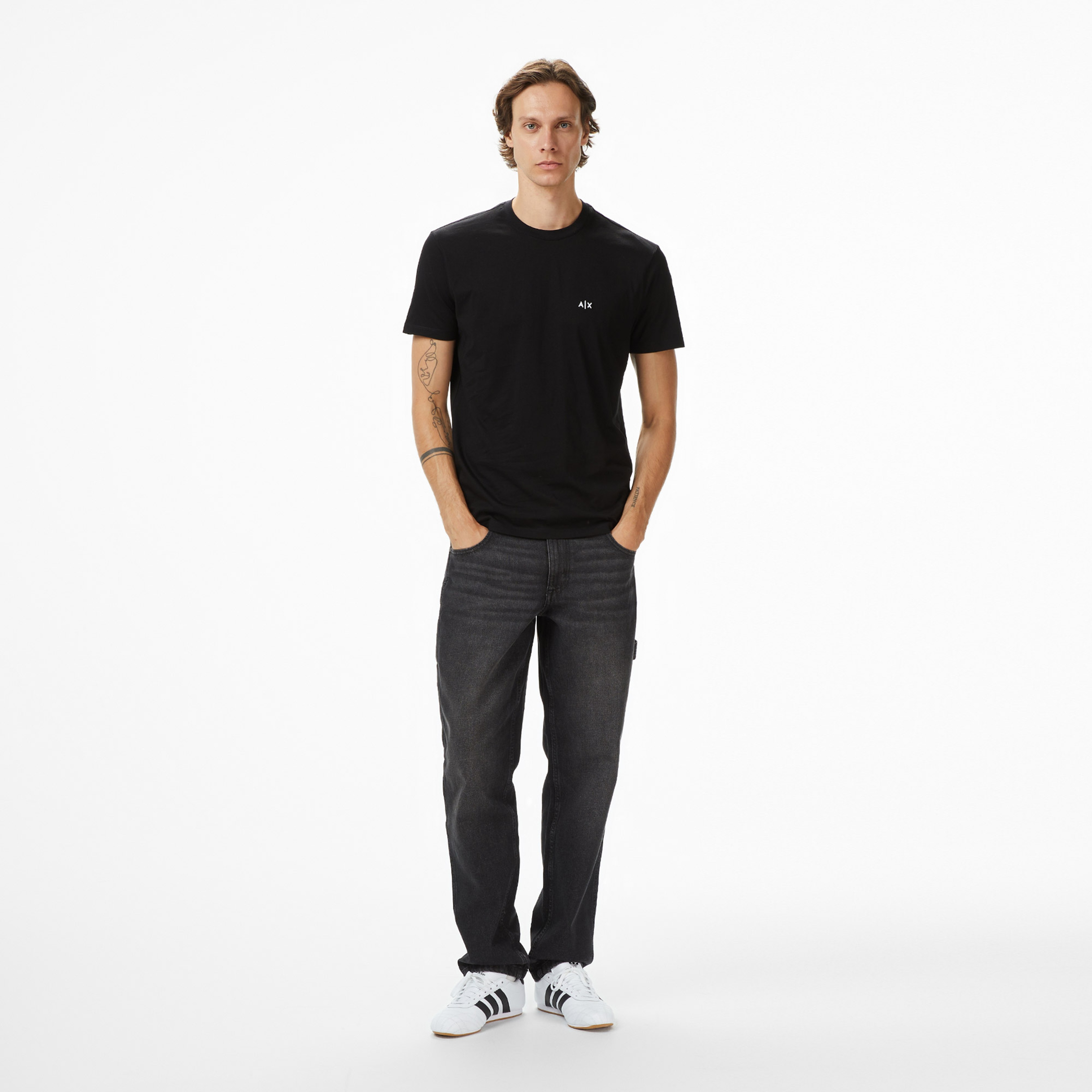 Armani Exchange Erkek Siyah T-Shirt