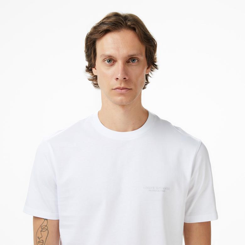 Armani Exchange Erkek Beyaz T-Shirt