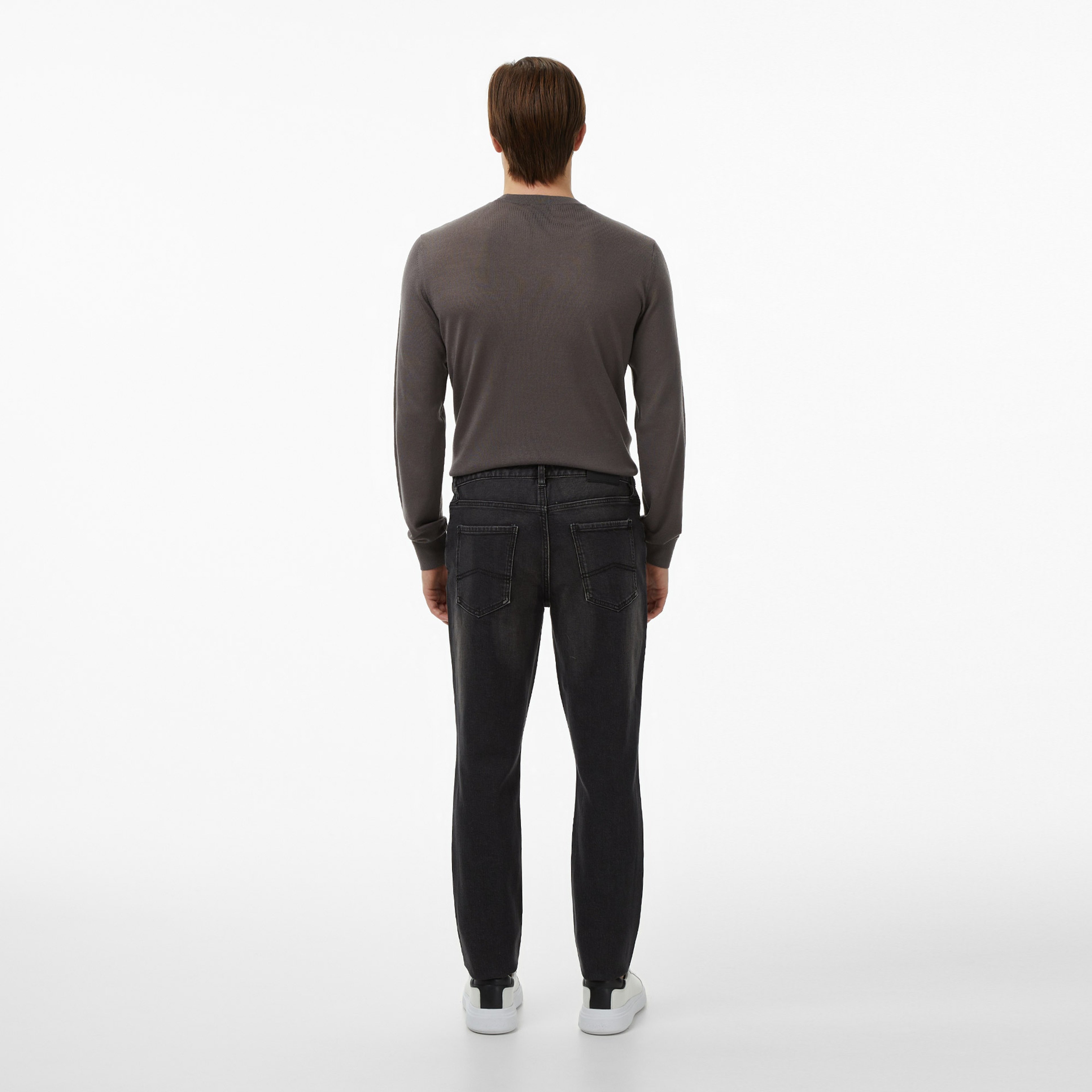 Armani Exchange Erkek Gri Denim Pantolon