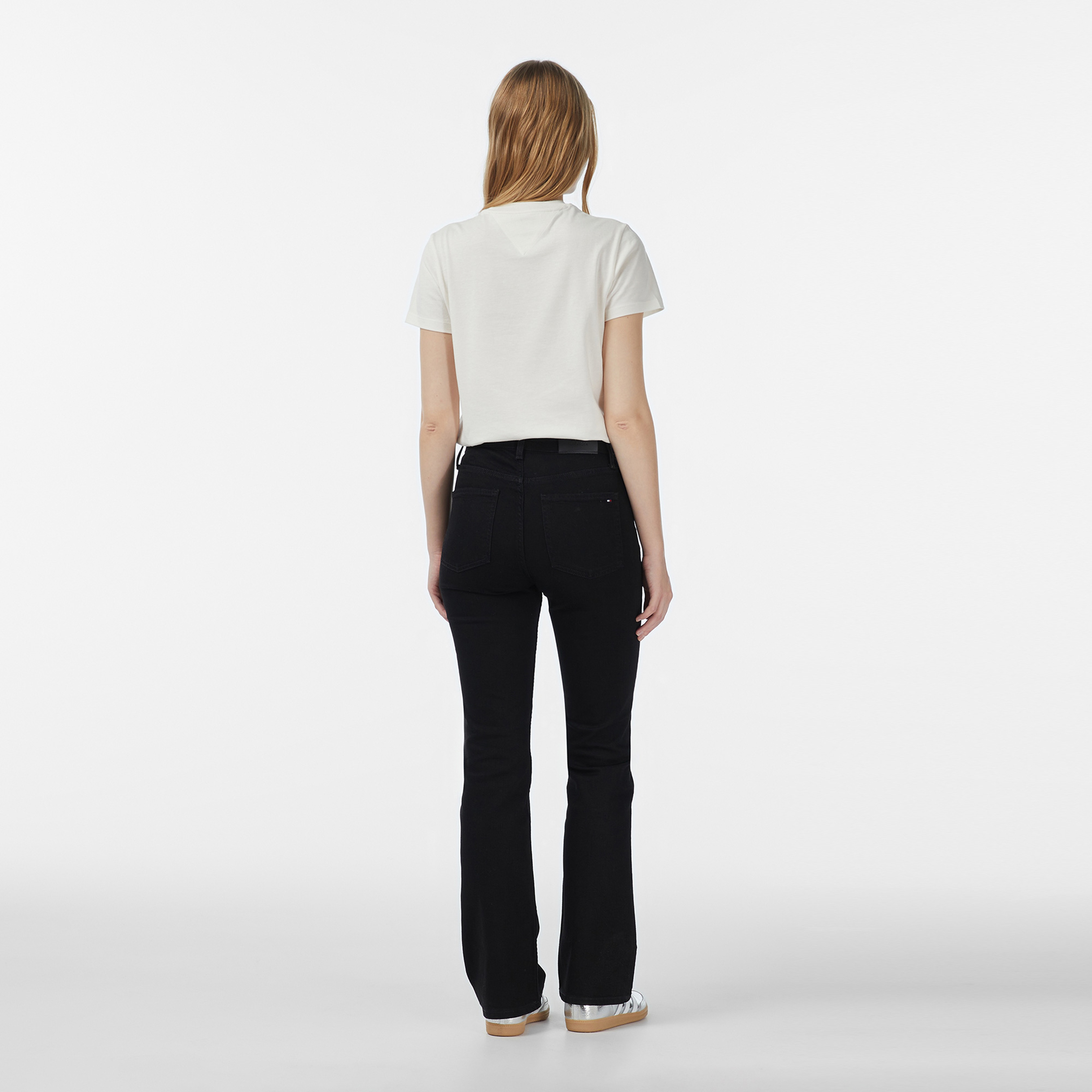 Tommy Hilfiger Denim Black Kadın Mavi Bootcut Jean