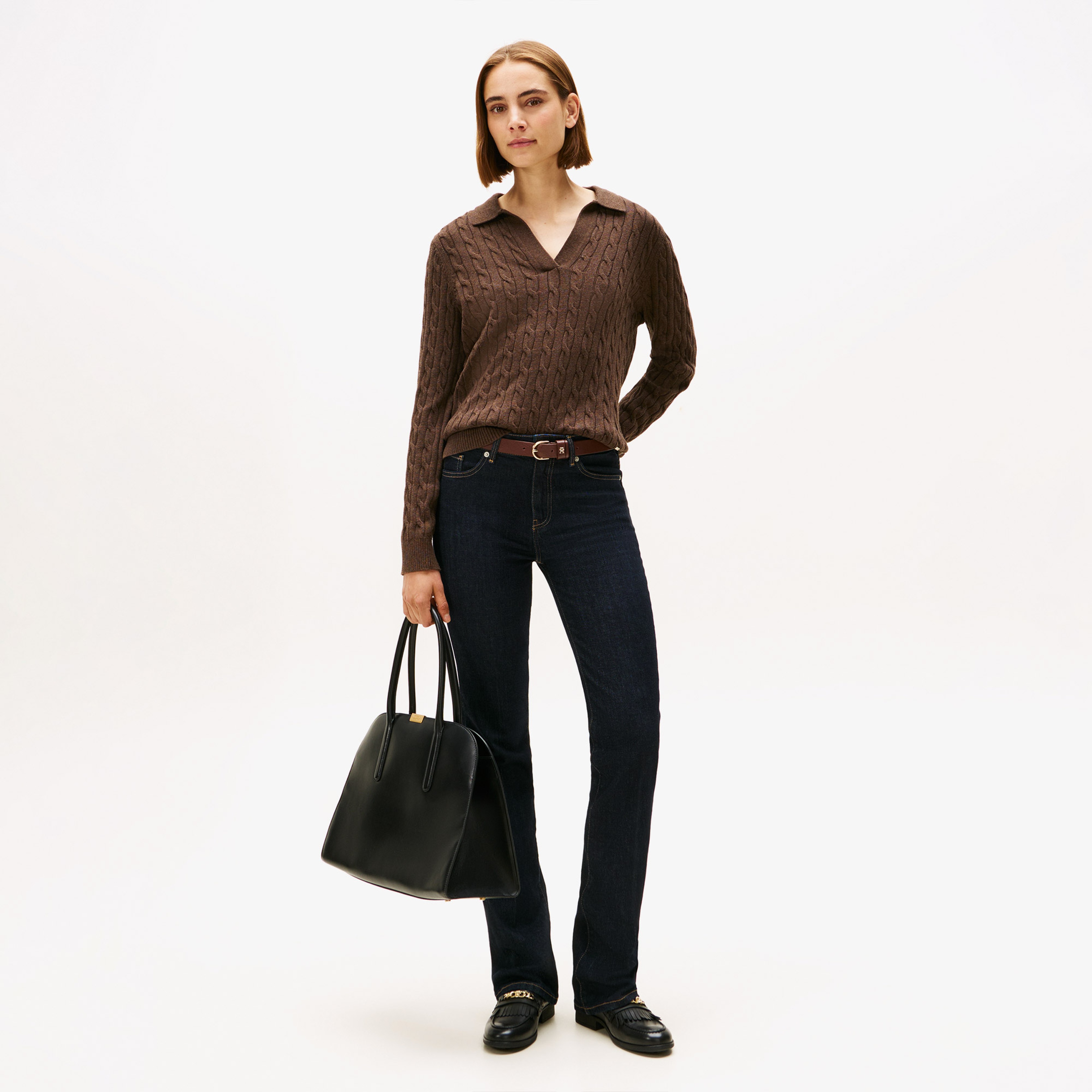Tommy Hilfiger Denim Rinse Kadın Mavi Bootcut Jean