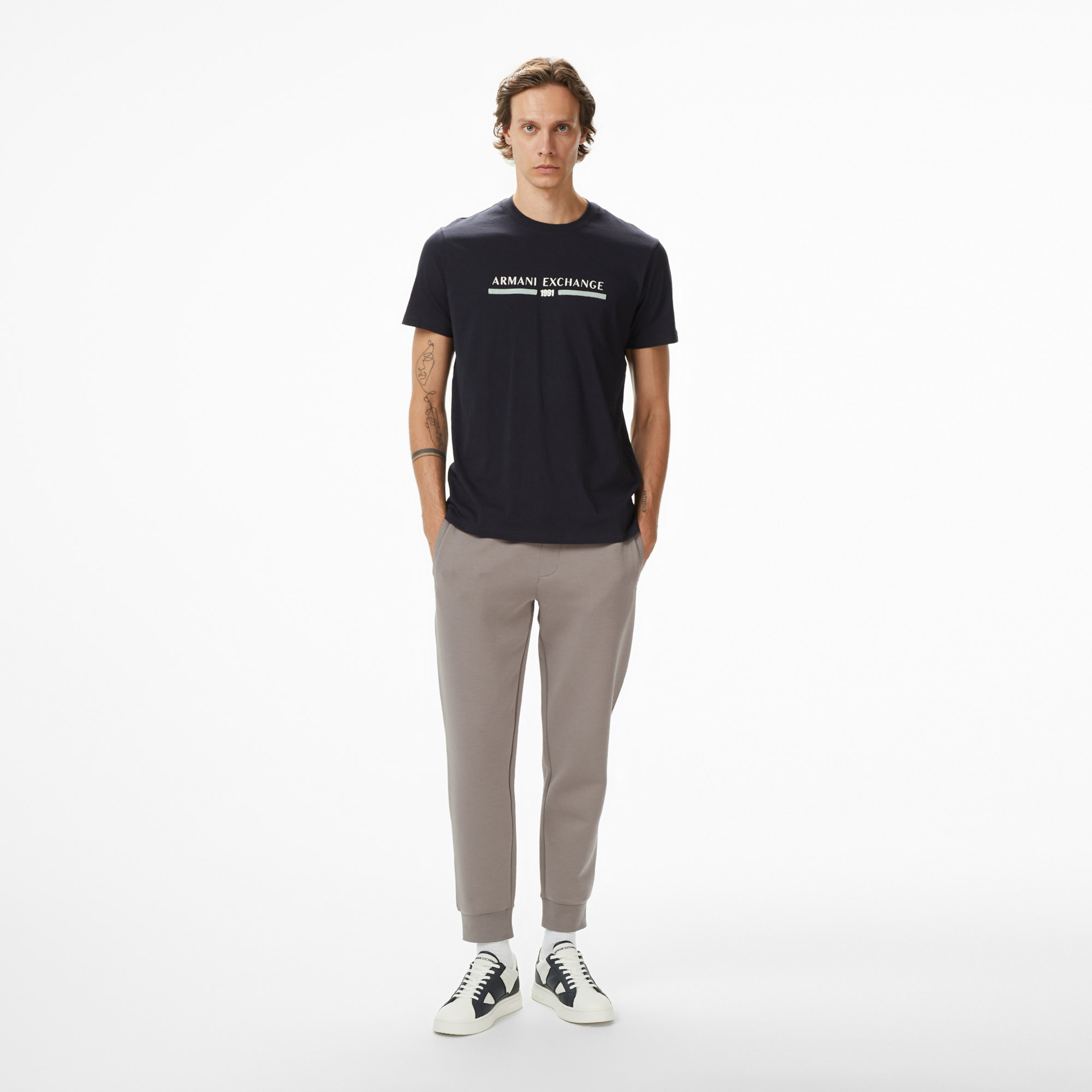 Armani Exchange Erkek Kahverengi Pantolon