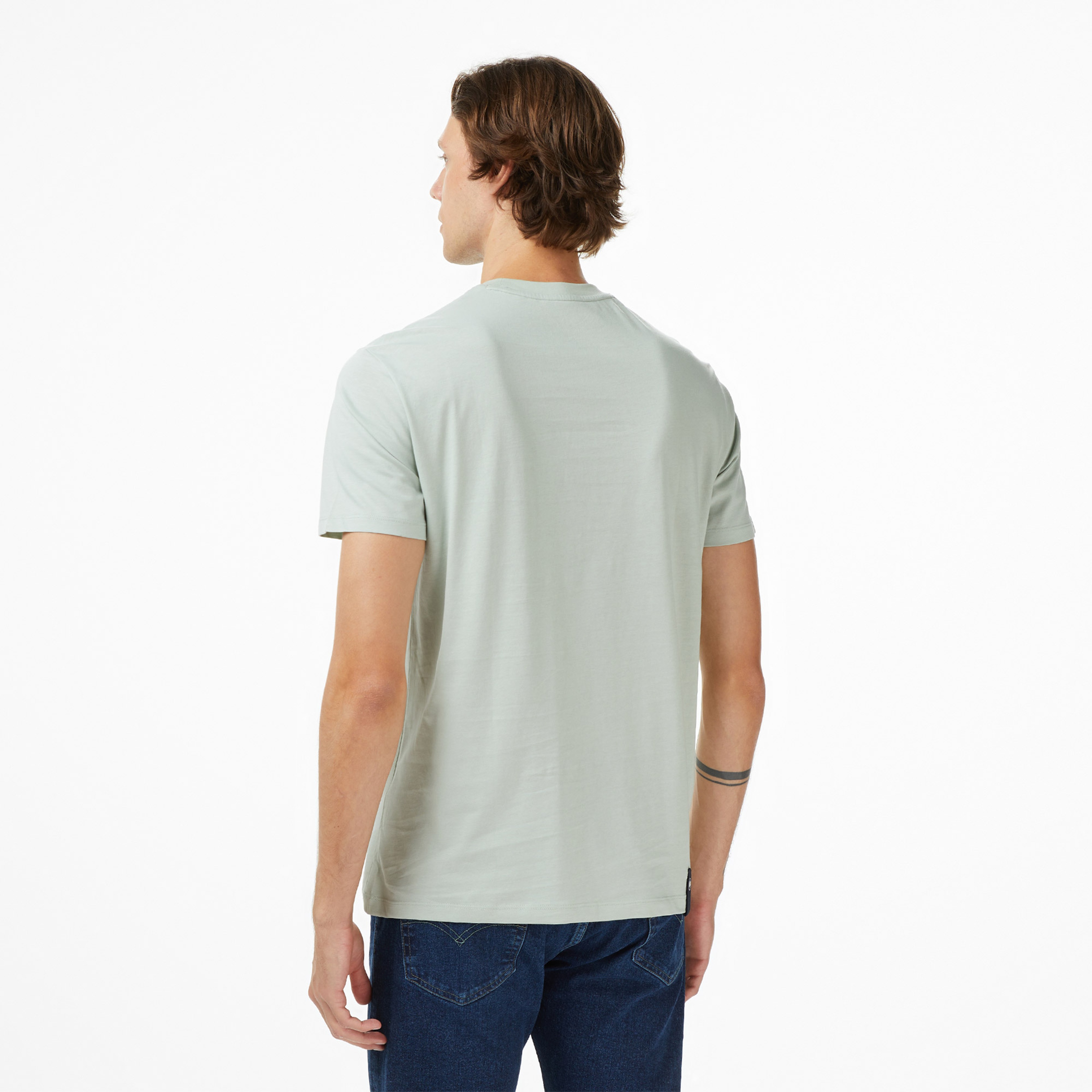 Armani Exchange Erkek Gri T-Shirt