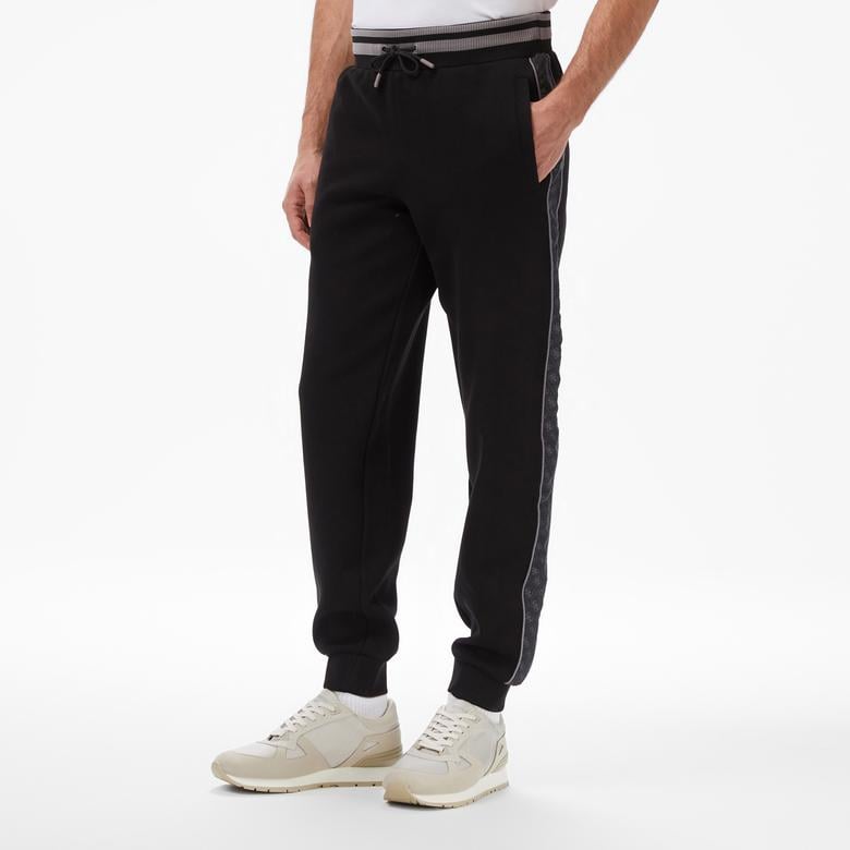 Guess Finlo Regular Fit Erkek Siyah Eşofman Altı