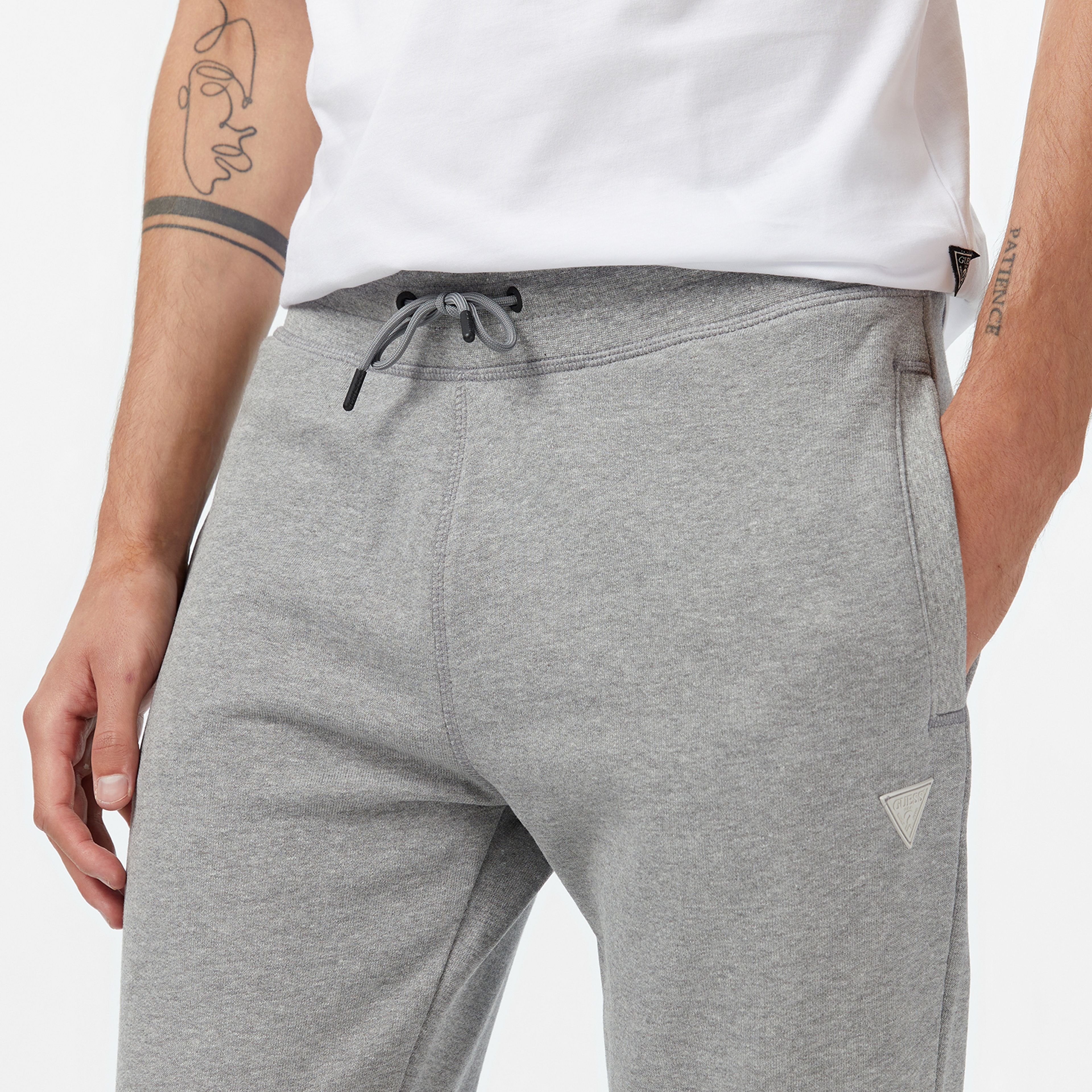 Guess Aldwin Regular Fit Erkek Gri Eşofman Altı