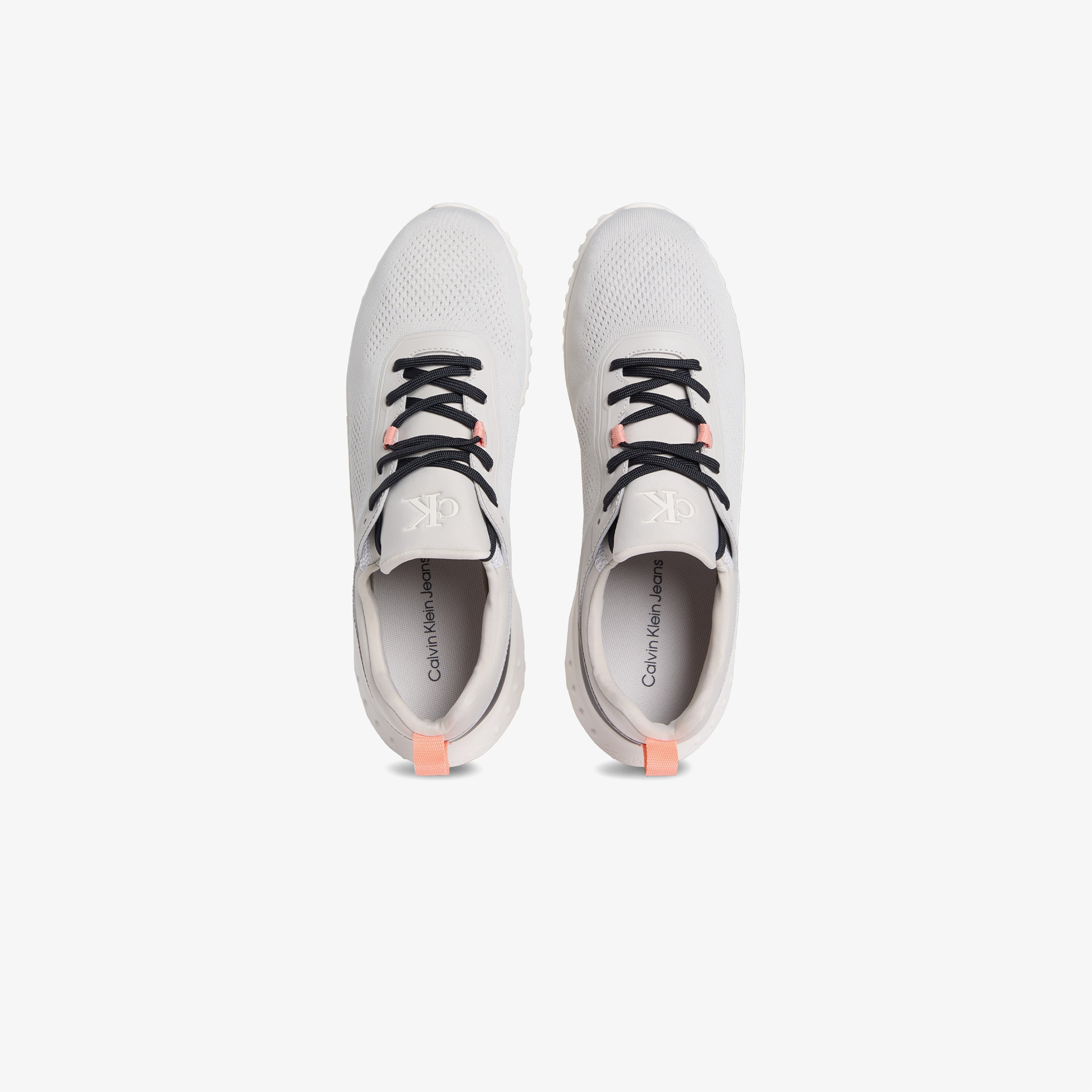 Calvin Klein Eva Runner Tech Knit Erkek Gri Sneaker